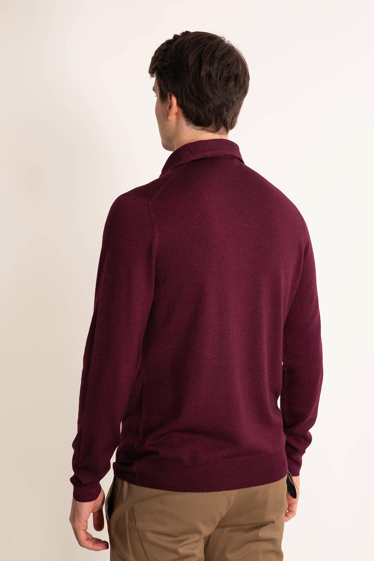 Gran Sasso Düğmeli Yaka Triko-Libas Trendy Fashion Store