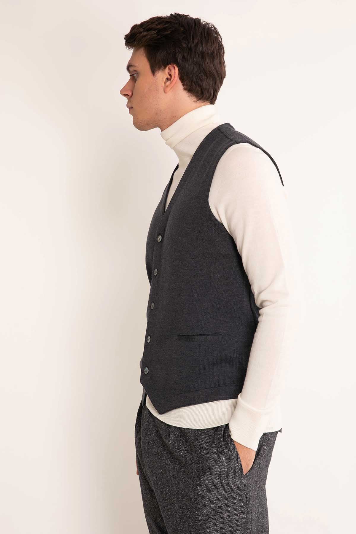 Gran Sasso Triko Yelek-Libas Trendy Fashion Store