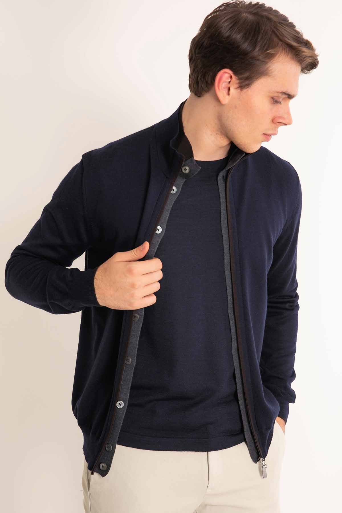 Gran Sasso Triko Ceket-Libas Trendy Fashion Store