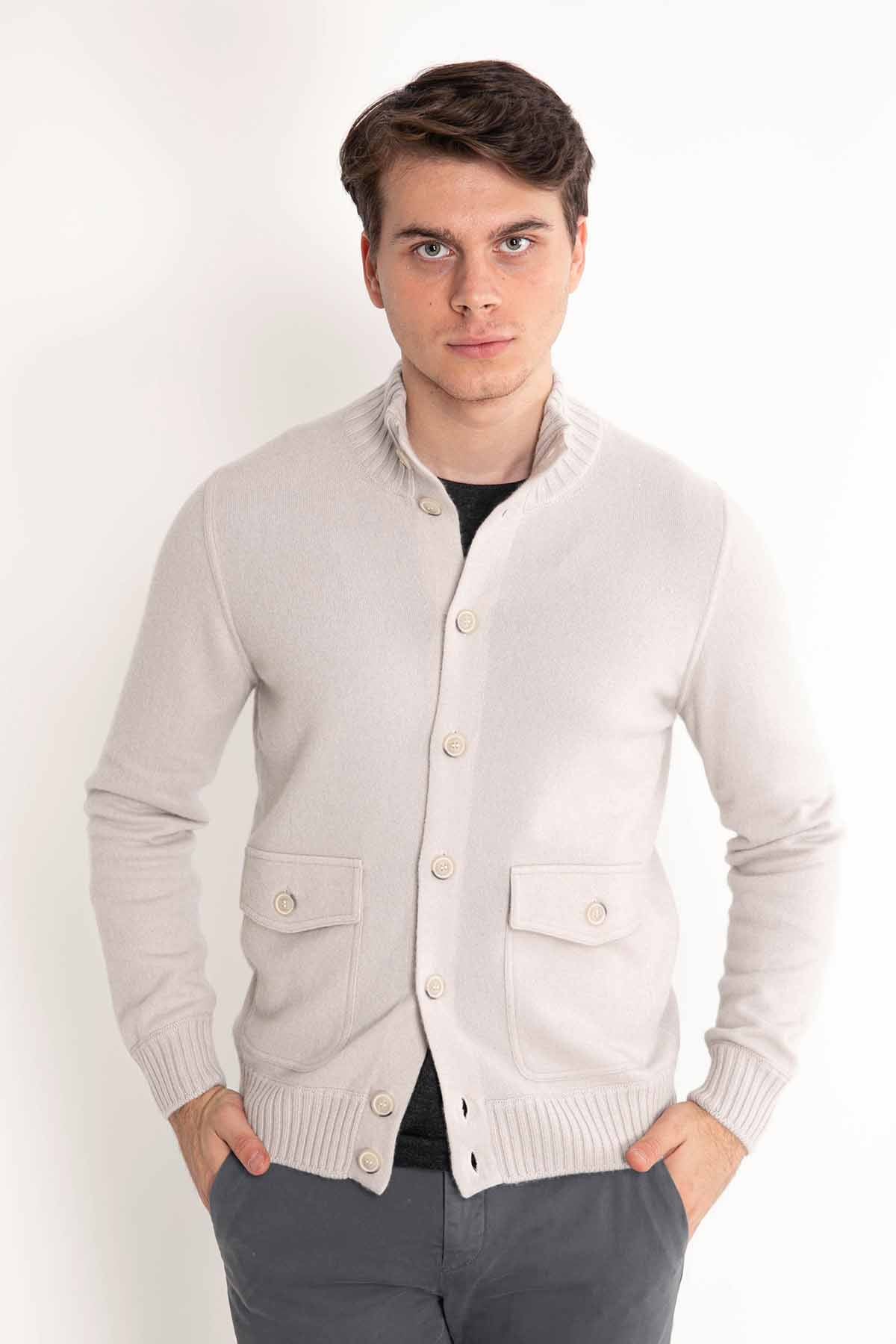 Gran Sasso Düğmeli Kaşmir Ceket-Libas Trendy Fashion Store