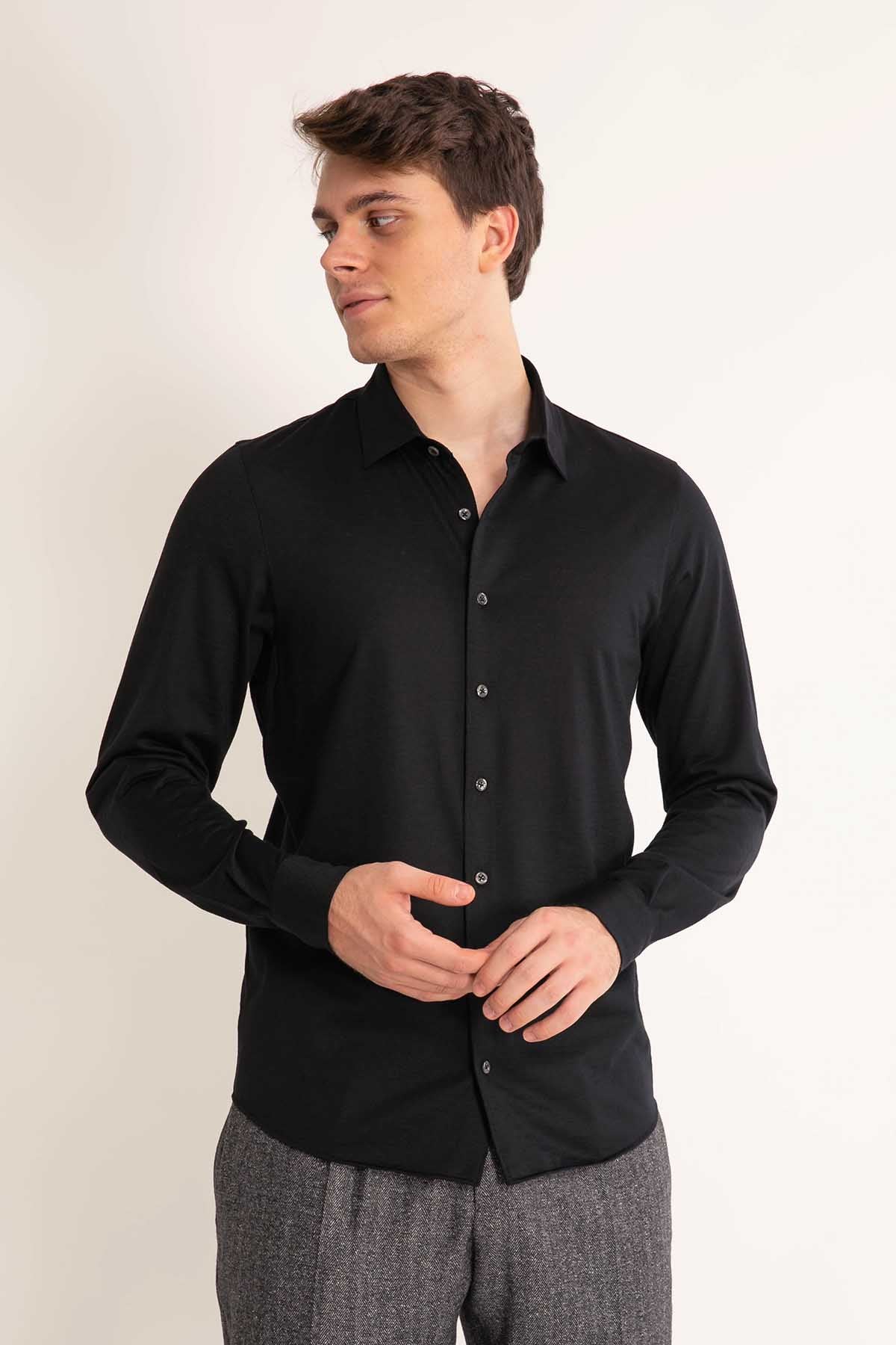 Gran Sasso Yün Gömlek-Libas Trendy Fashion Store