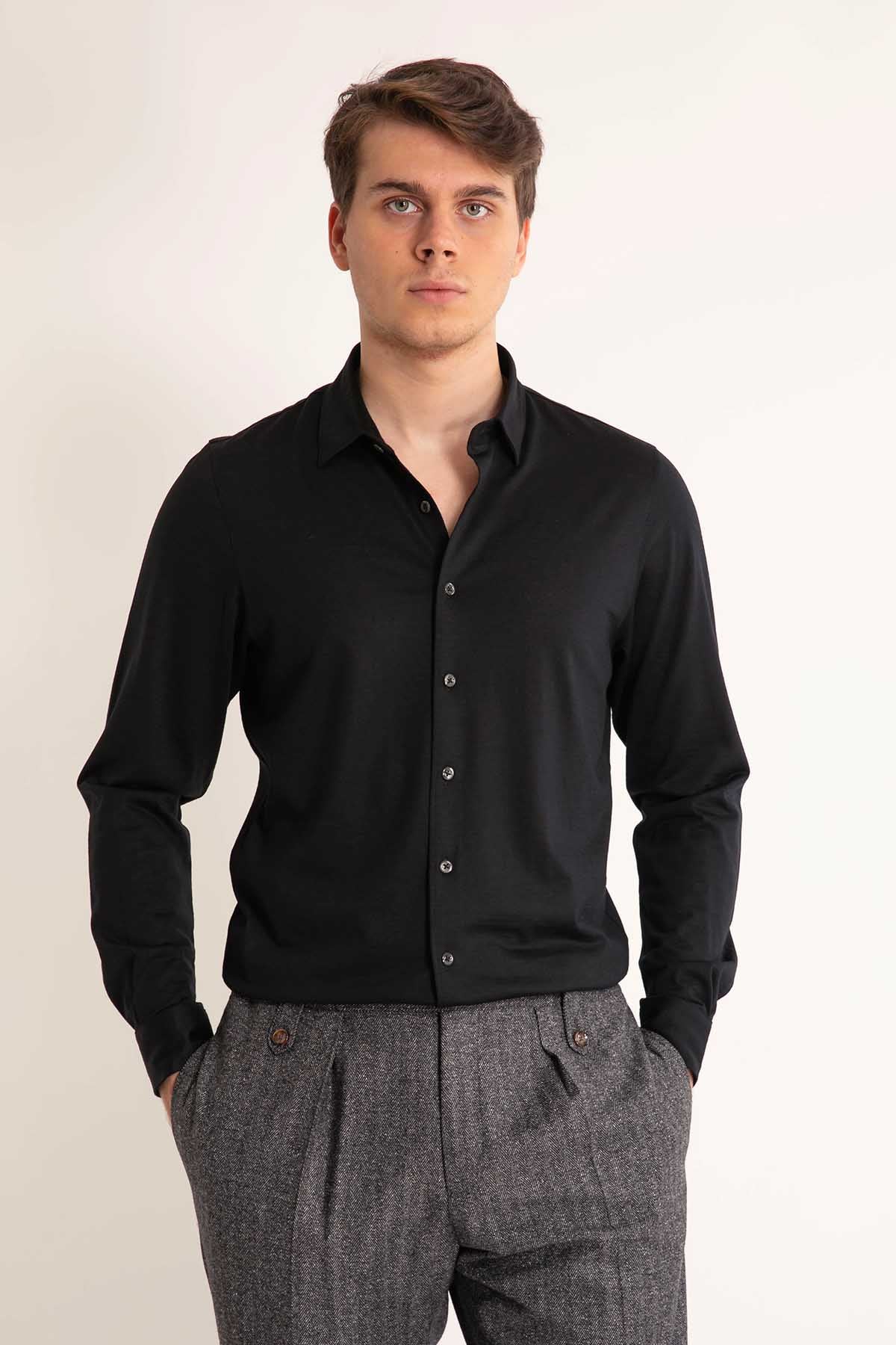 Gran Sasso Yün Gömlek-Libas Trendy Fashion Store