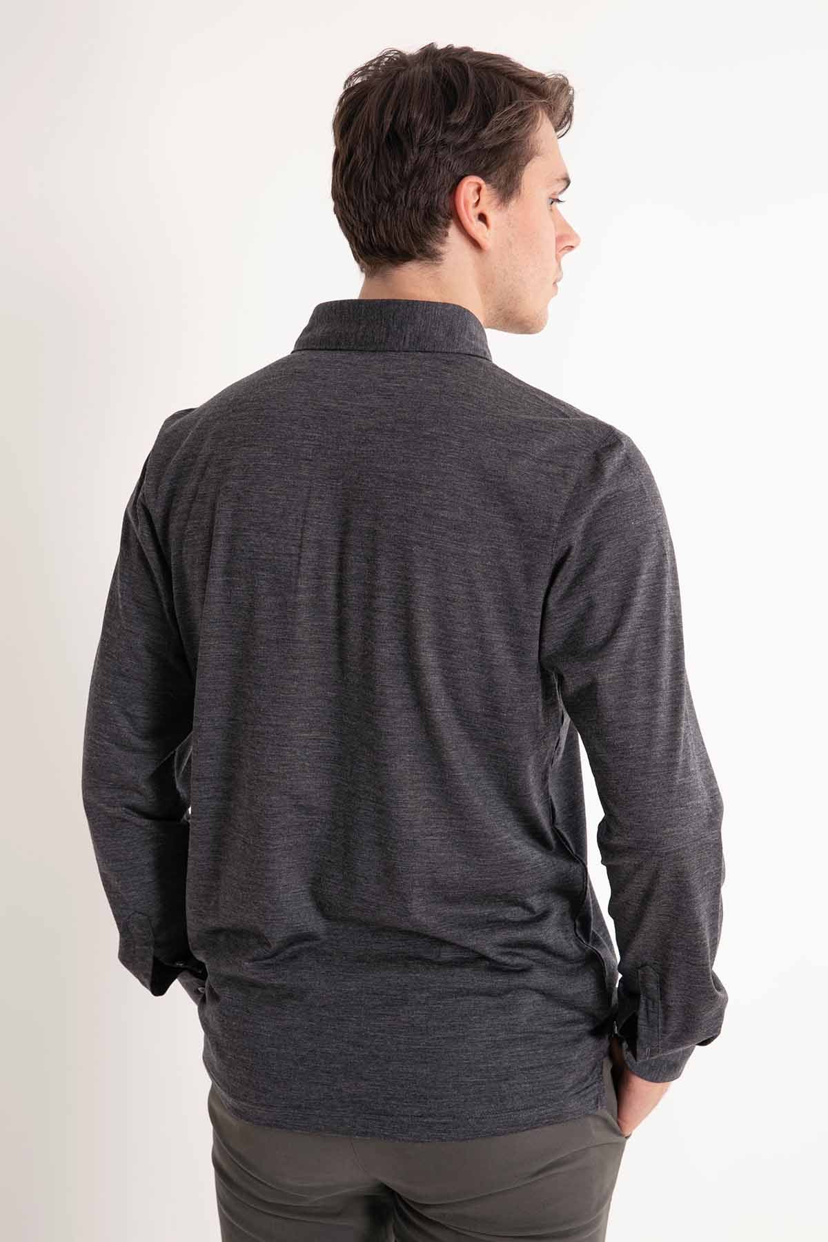 Gran Sasso Düğmeli Yaka Triko-Libas Trendy Fashion Store