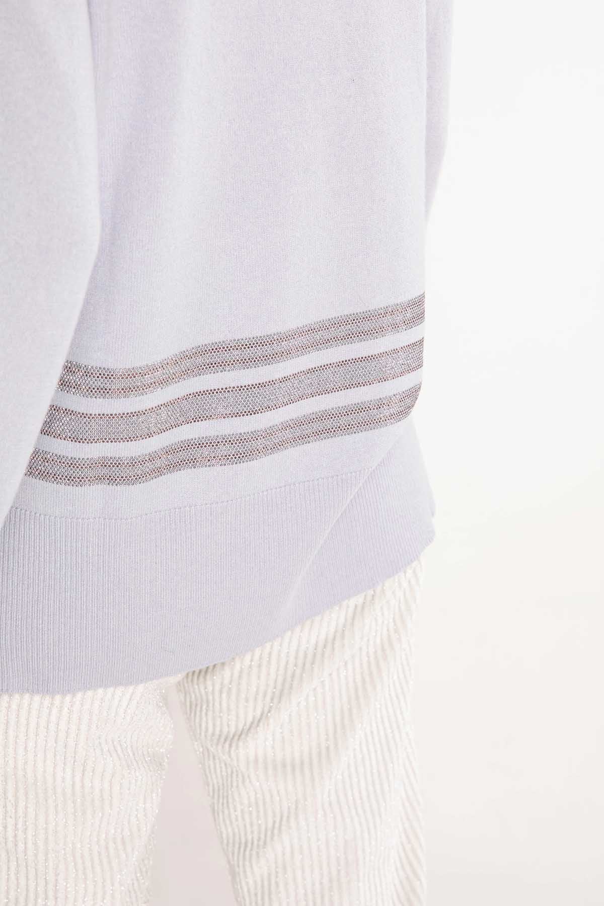 Tonet V Yakalı İpek ve Kaşmirli Triko-Libas Trendy Fashion Store