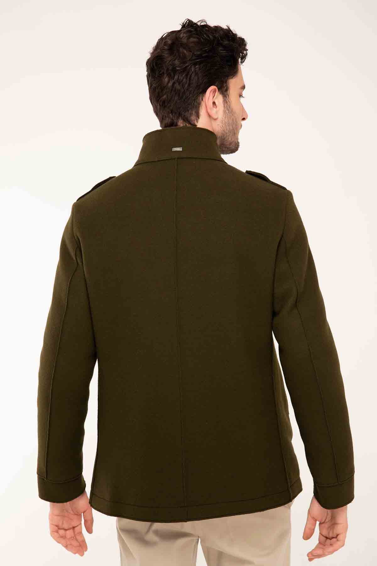 Herno Yün Kruvaze Kaban-Libas Trendy Fashion Store