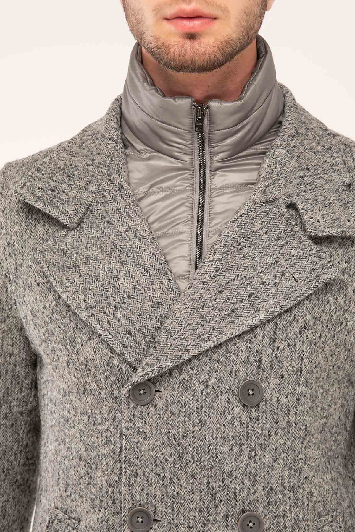 Herno Puffer İçli Kruvaze Balıksırtı Kaban-Libas Trendy Fashion Store