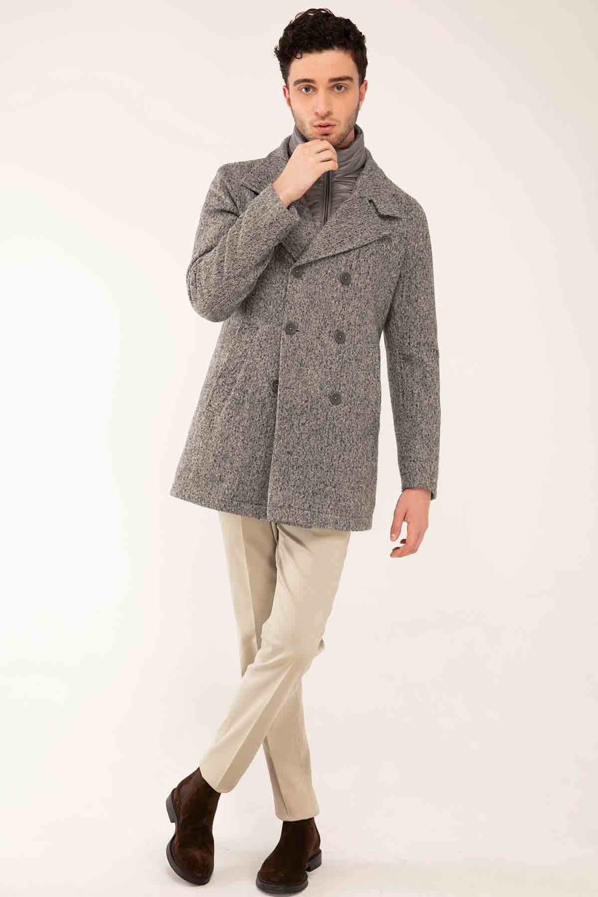 Herno Puffer İçli Kruvaze Balıksırtı Kaban-Libas Trendy Fashion Store