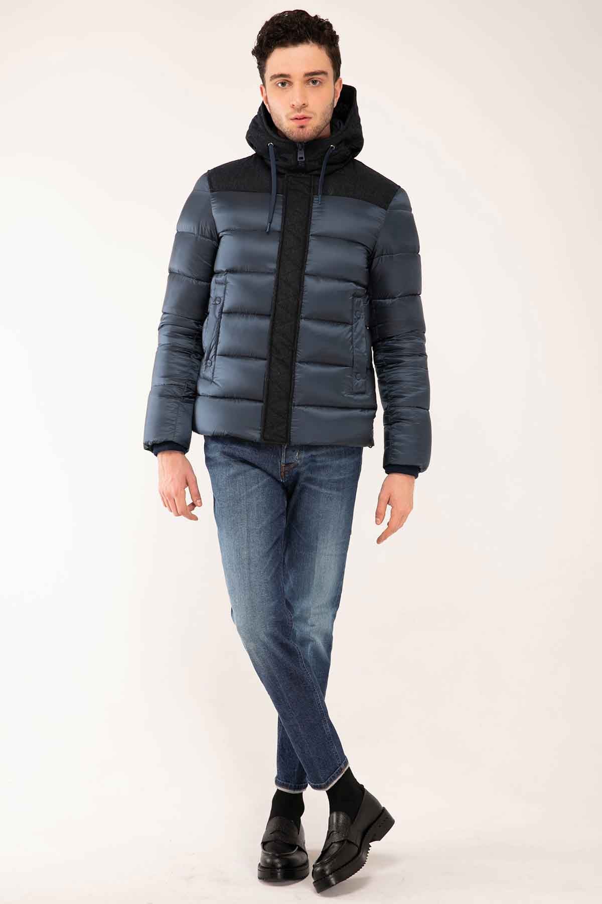 Herno Yün Kombinasyonlu Puffer Mont-Libas Trendy Fashion Store