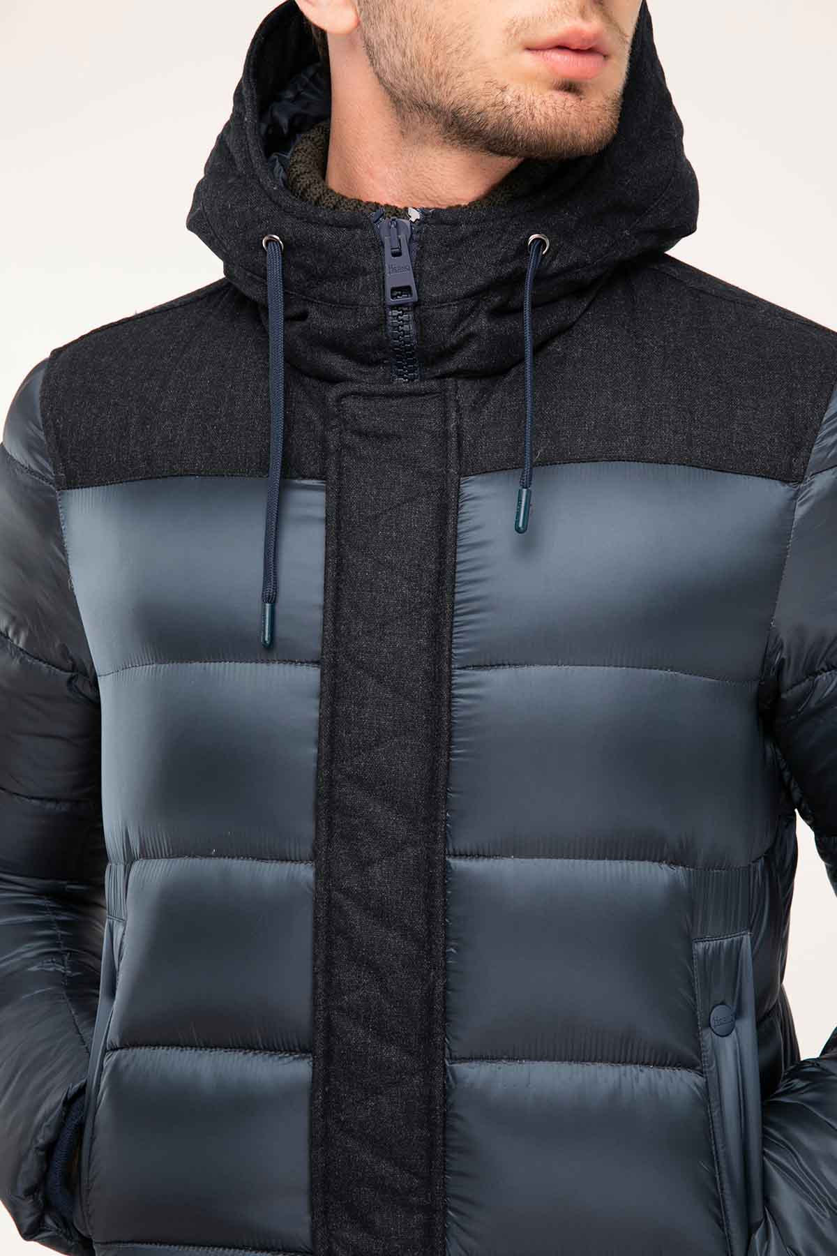 Herno Yün Kombinasyonlu Puffer Mont-Libas Trendy Fashion Store