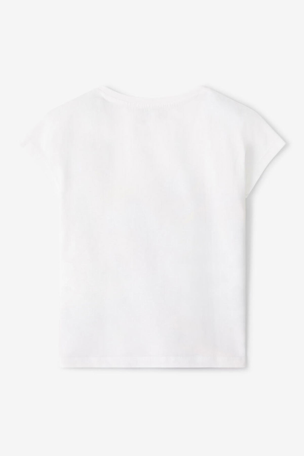 Kenzo 2-10 Yaş Kız Kaplan Logolu T-shirt-Libas Trendy Fashion Store