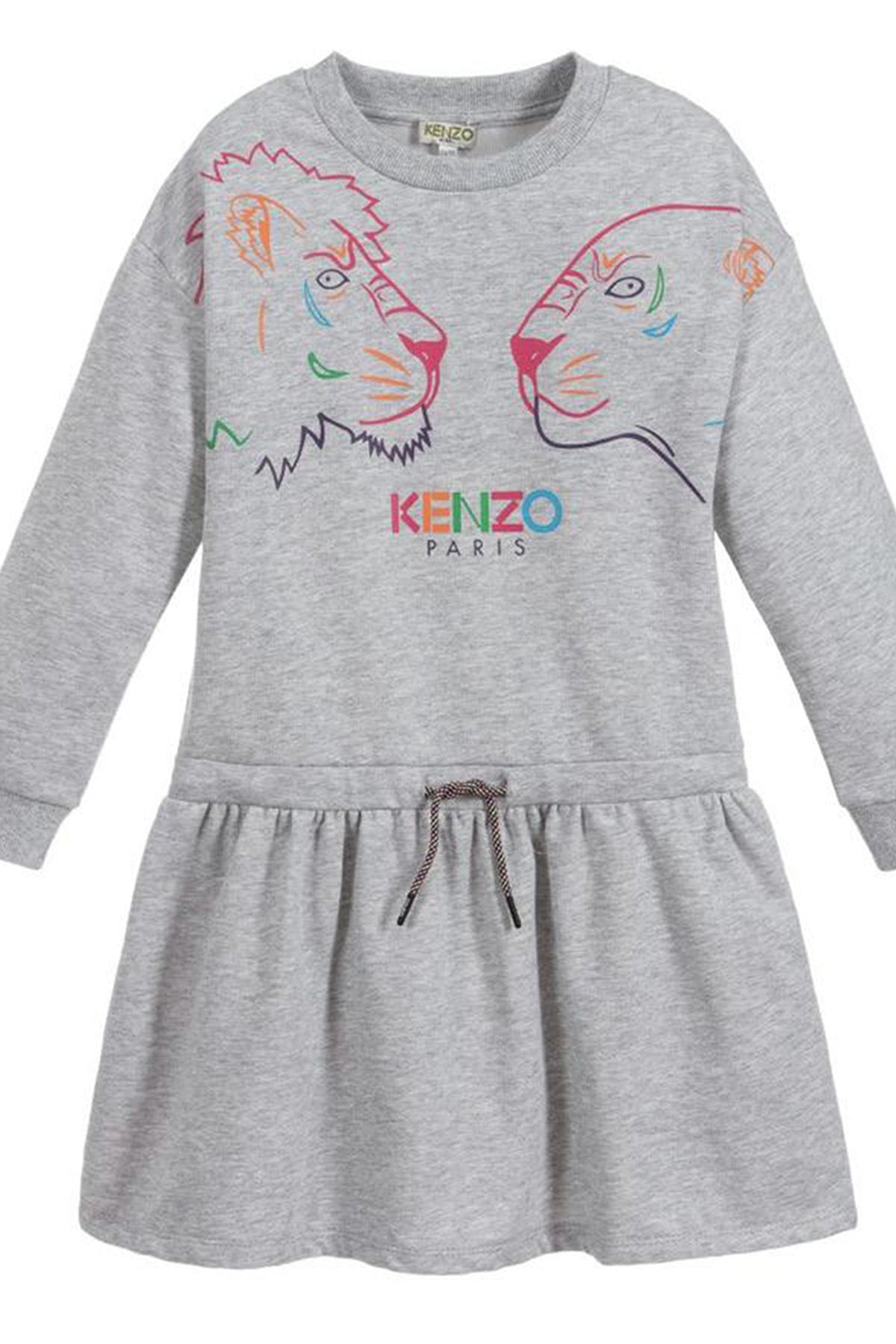 Kenzo 2-4 Yaş Beli Lastikli Kız Elbise-Libas Trendy Fashion Store