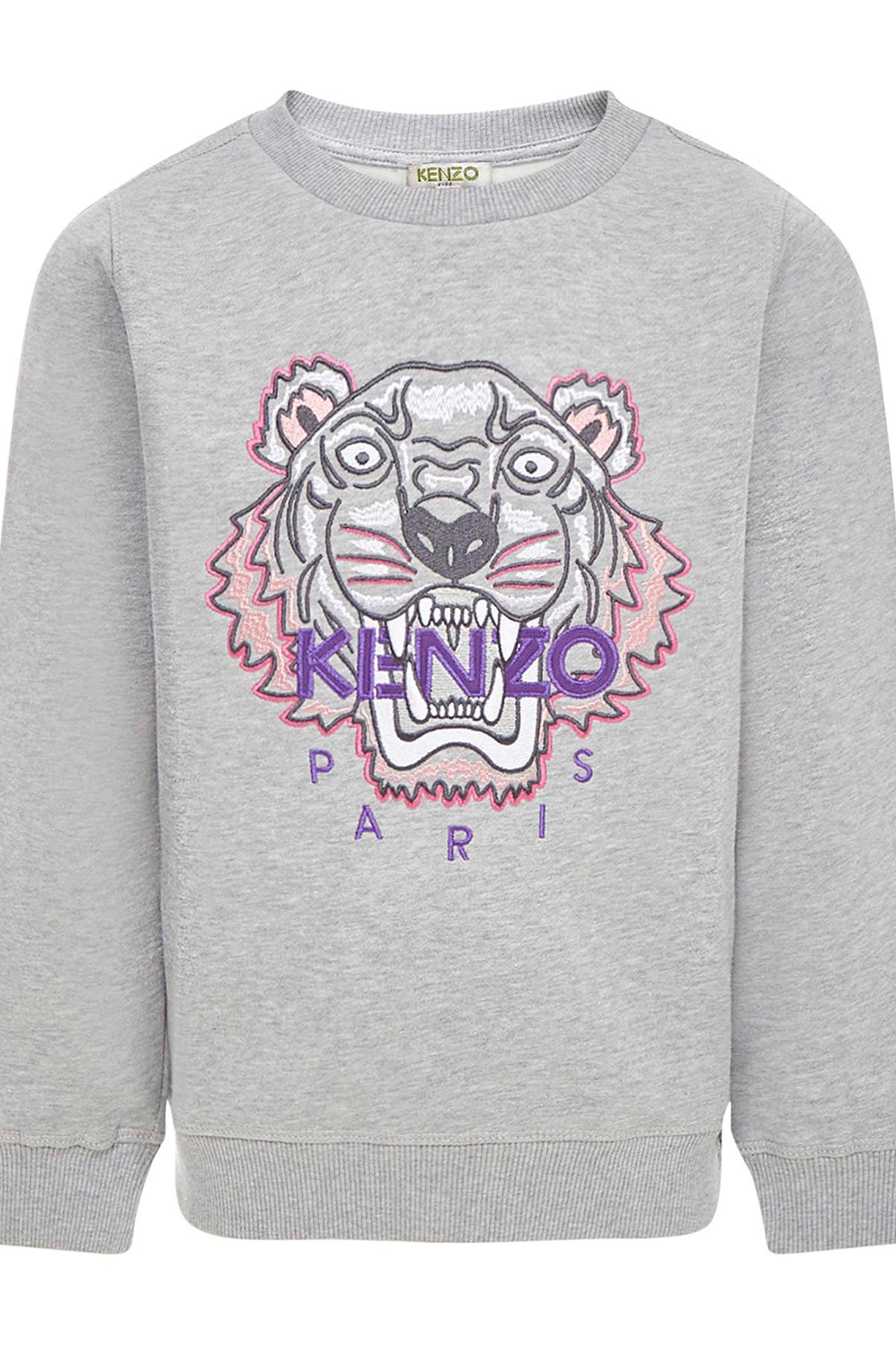 Kenzo 3-10 Yaş Kız Kaplan Logolu Sweatshirt-Libas Trendy Fashion Store