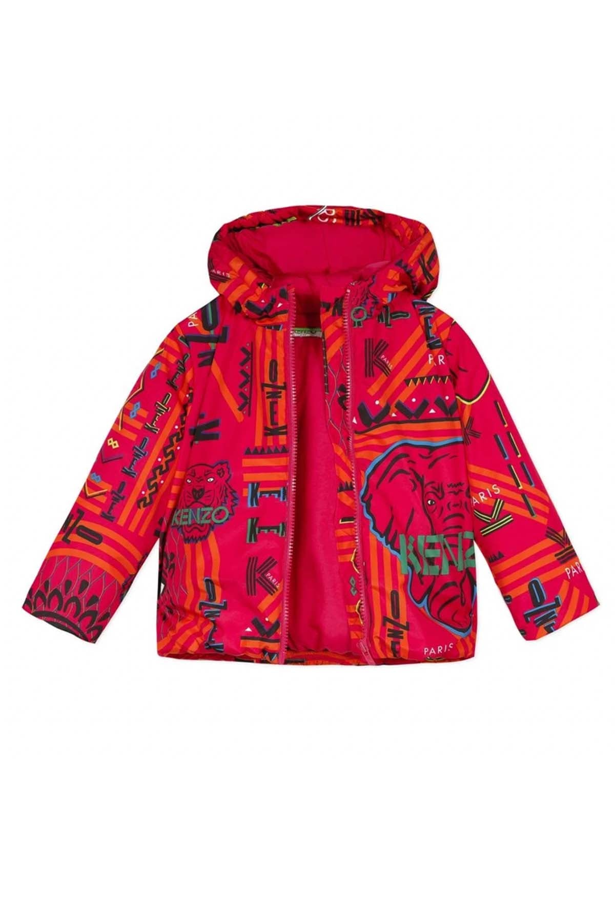 Kenzo 3-5 Yaş Kız Mont-Libas Trendy Fashion Store