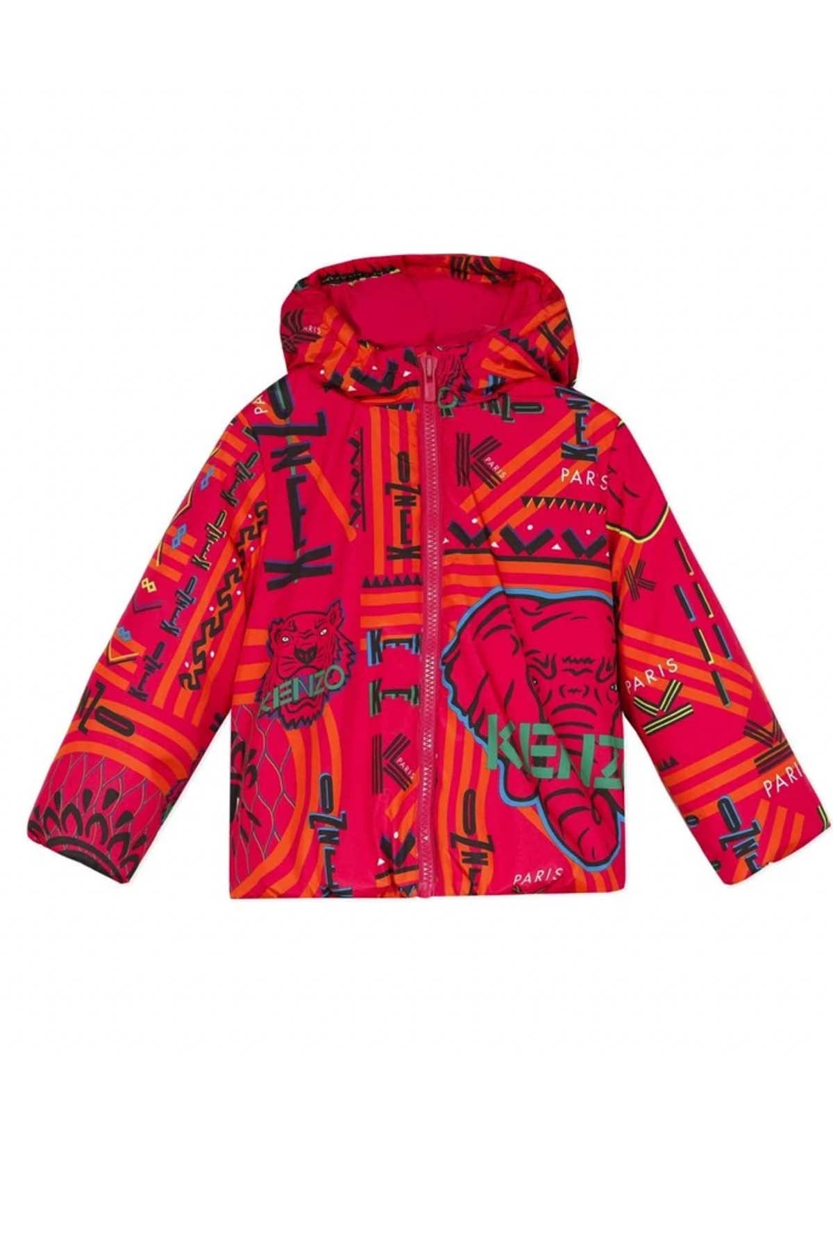 Kenzo 3-5 Yaş Kız Mont-Libas Trendy Fashion Store