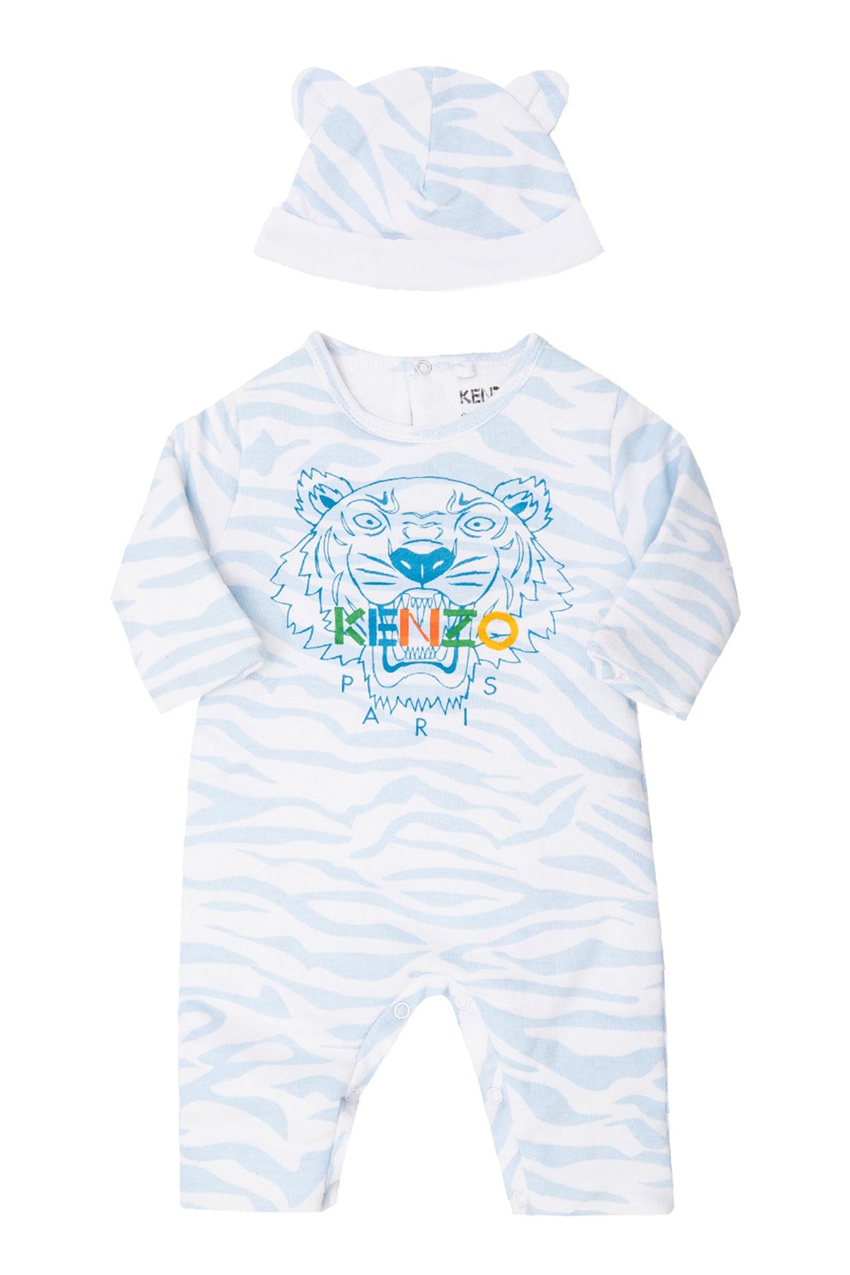 Kenzo 6-12 Ay Erkek Kaplan Logolu Bereli Tulum Set-Libas Trendy Fashion Store