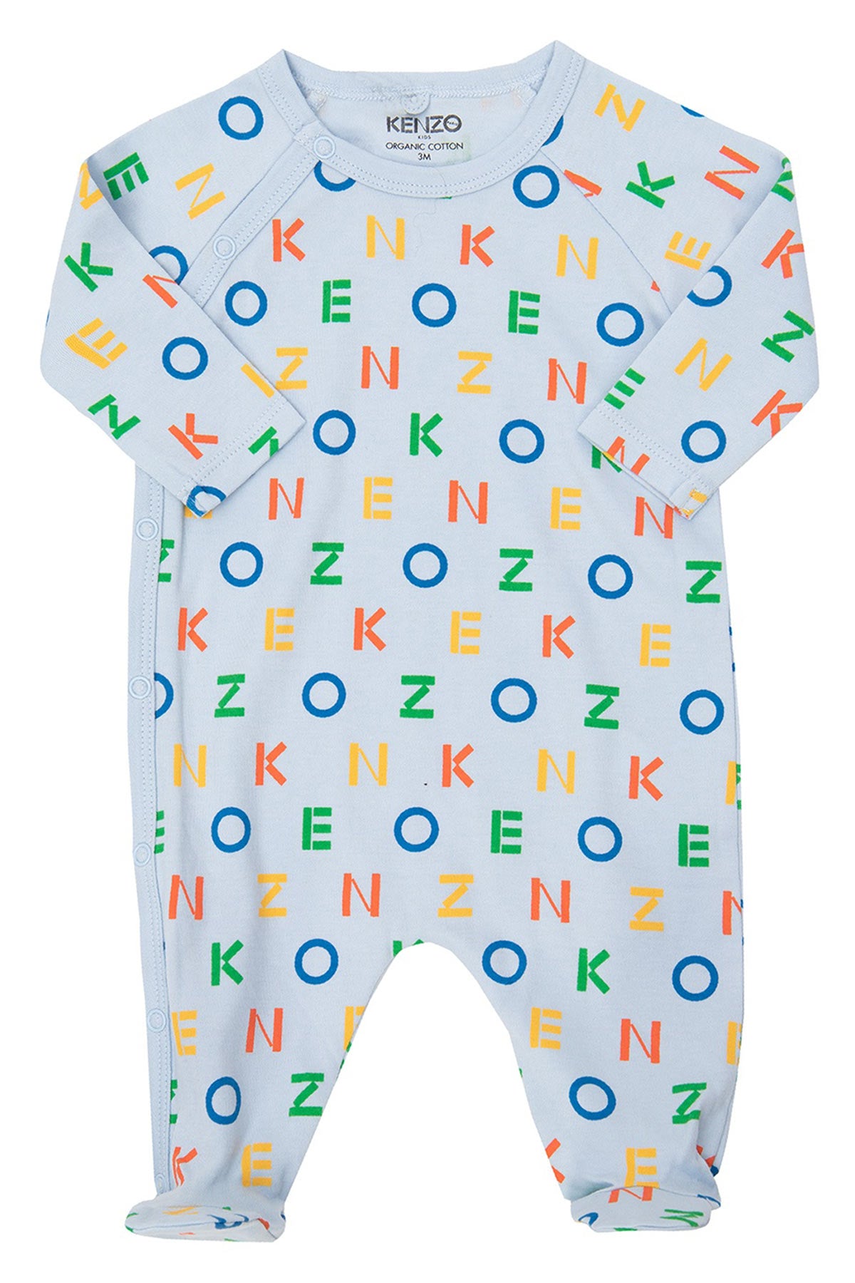 Kenzo 6-12 Ay Erkek Kaplan Logo ve Monogram Tulum Set-Libas Trendy Fashion Store