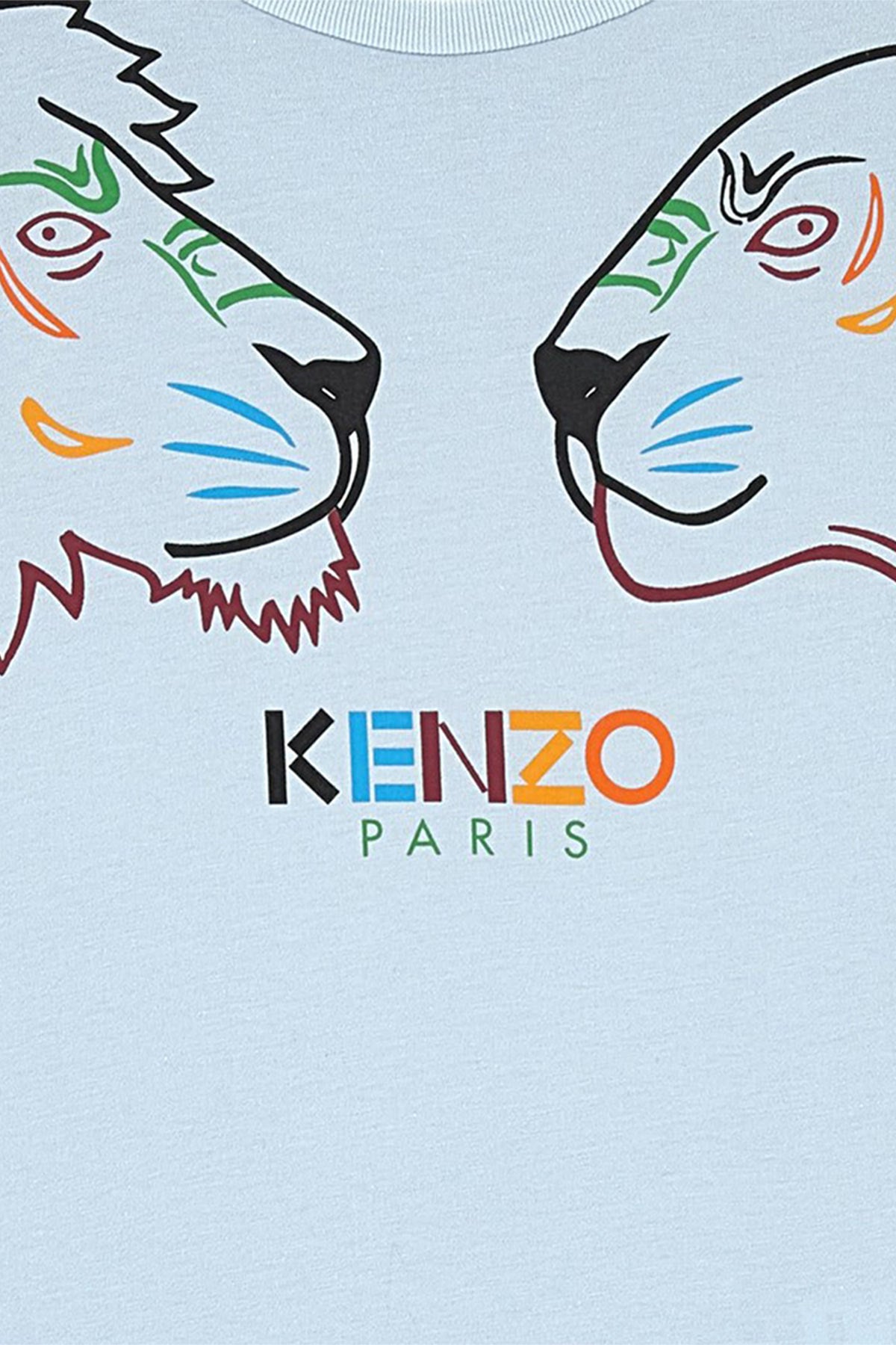 Kenzo 3-6 Yaş Erkek Kaplan Logolu Paris T-shirt-Libas Trendy Fashion Store