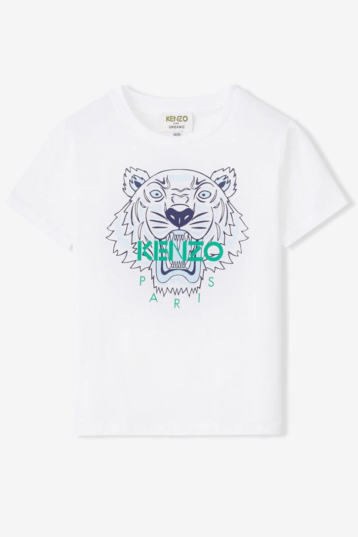 Kenzo 3-10 Yaş Erkek Kaplan Logolu T-shirt-Libas Trendy Fashion Store
