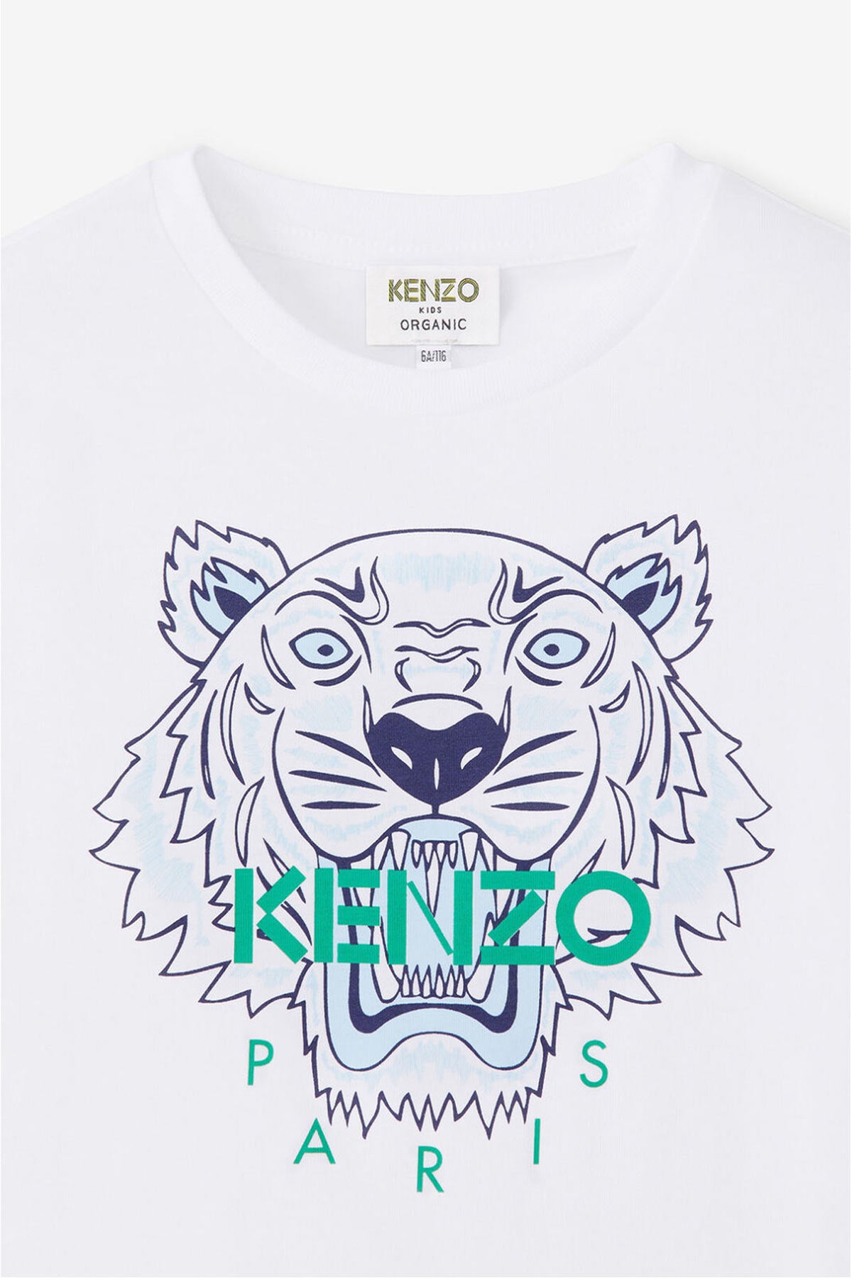Kenzo 3-10 Yaş Erkek Kaplan Logolu T-shirt-Libas Trendy Fashion Store