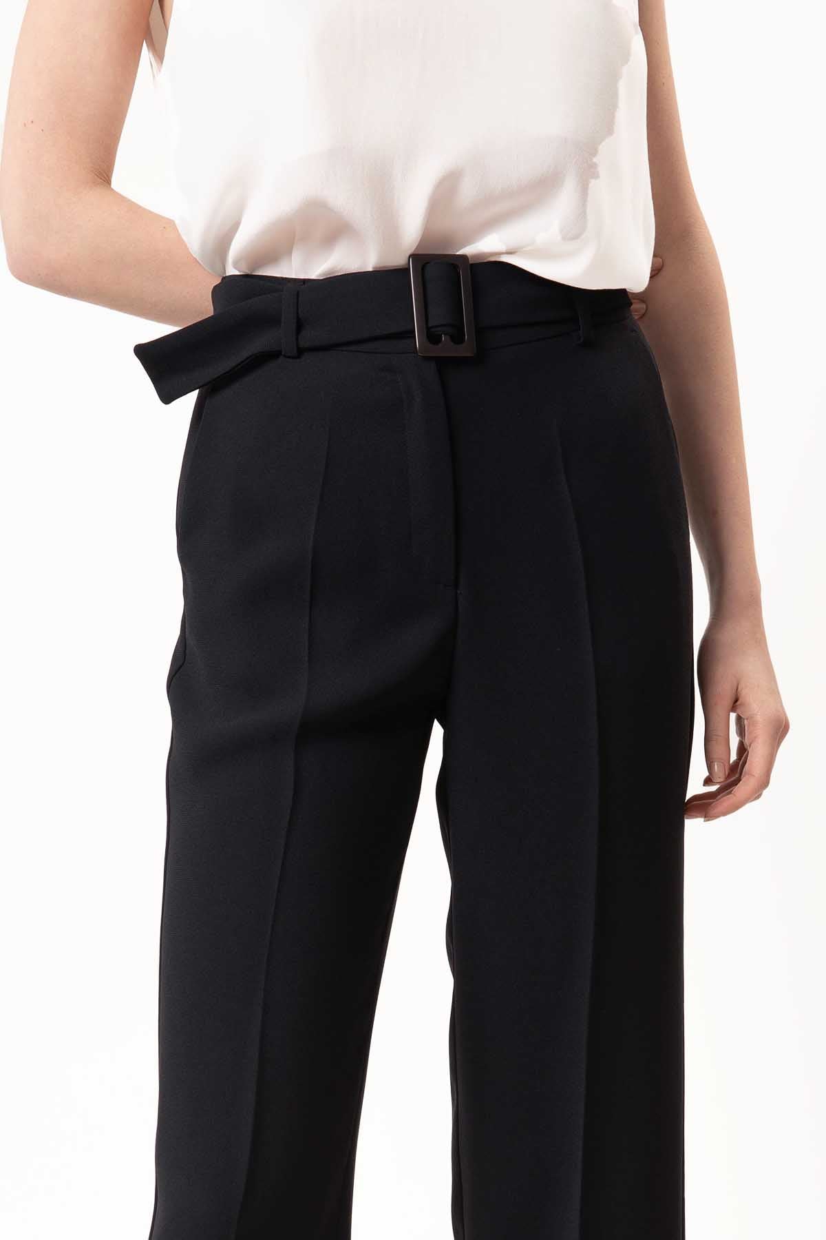Mapa Kemerli Yüksek Bel Pantolon-Libas Trendy Fashion Store