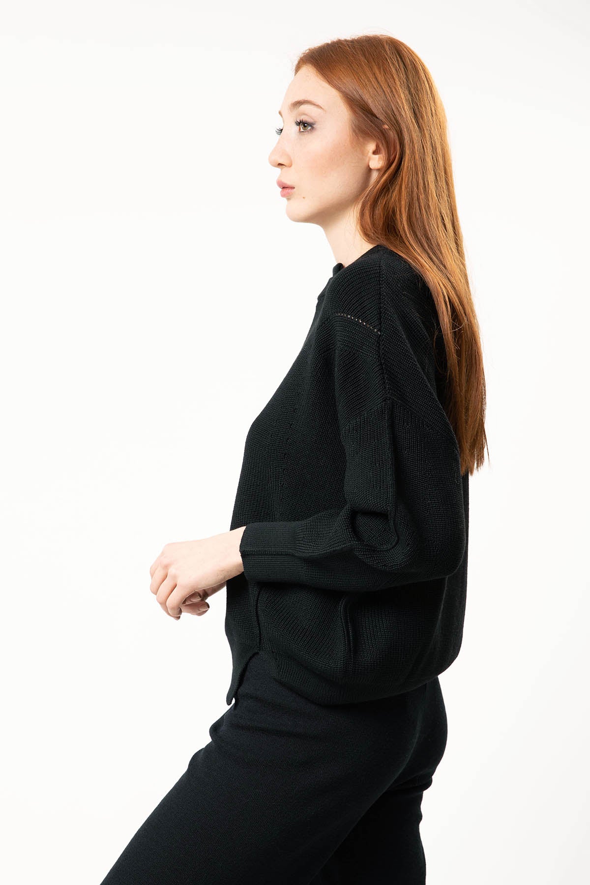 Crea Concept Yaka Detaylı Yün Triko-Libas Trendy Fashion Store