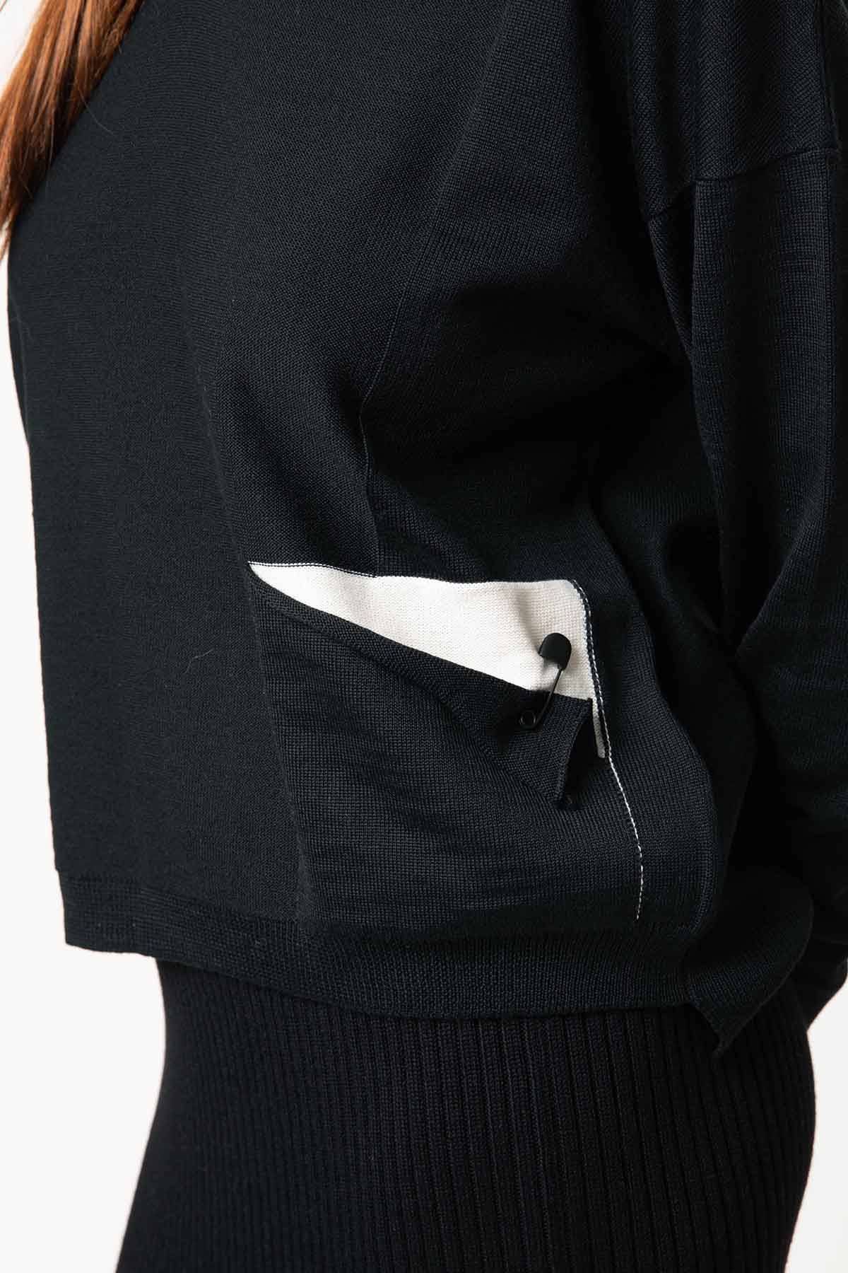 Crea Concept V Yaka Cep Detaylı Triko-Libas Trendy Fashion Store