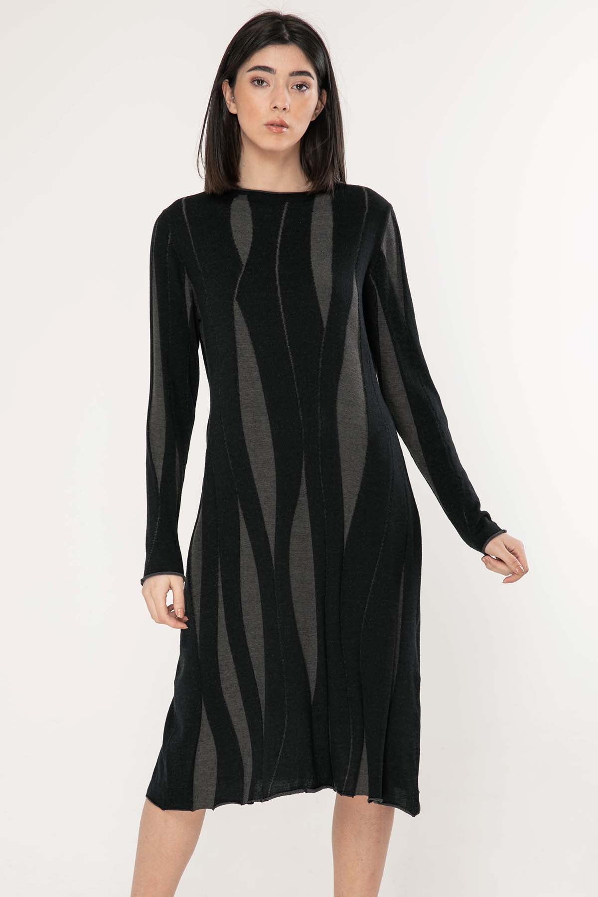 Crea Concept Triko Midi Elbise-Libas Trendy Fashion Store