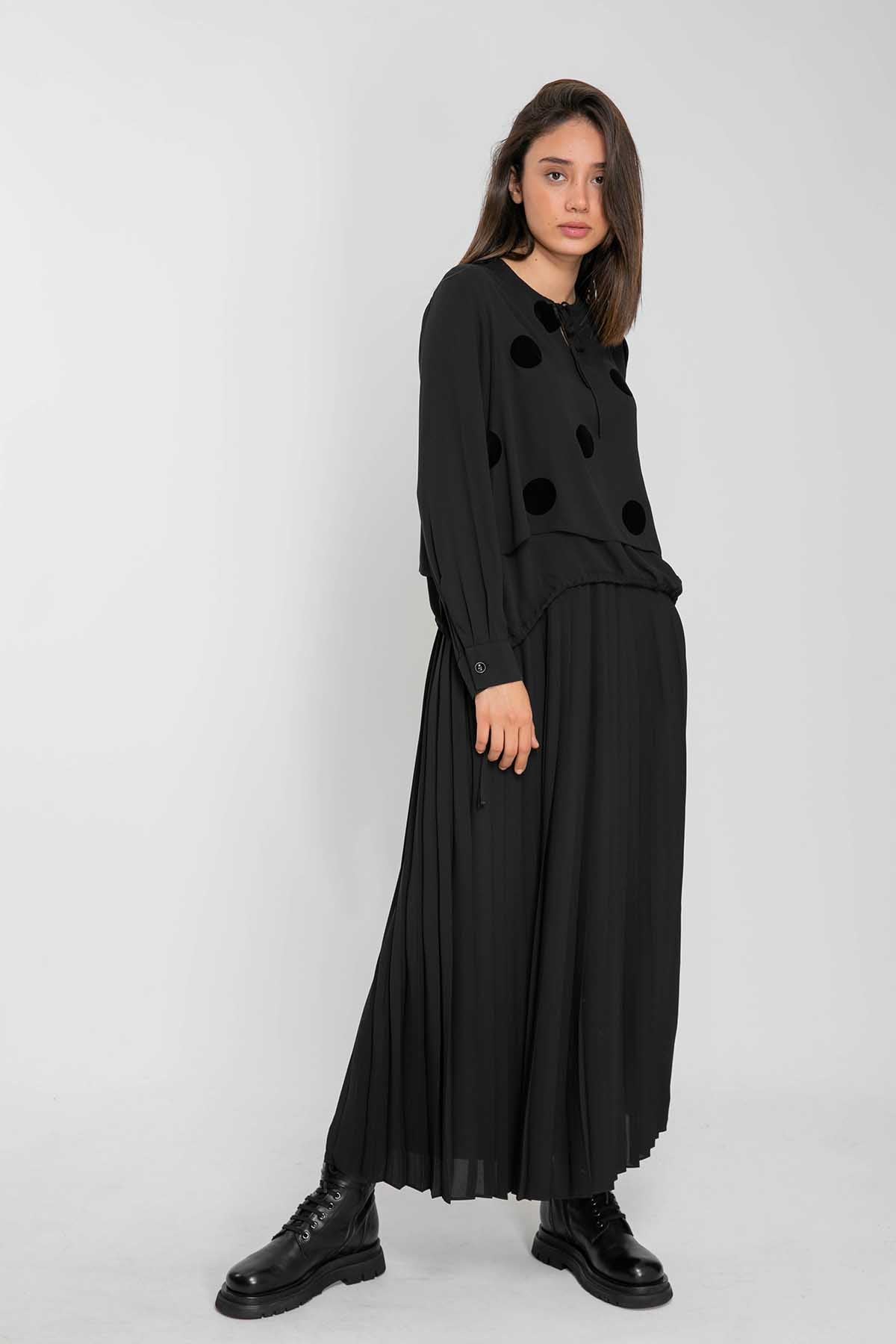 Crea Concept Büyük Puantiyeli Bluz-Libas Trendy Fashion Store