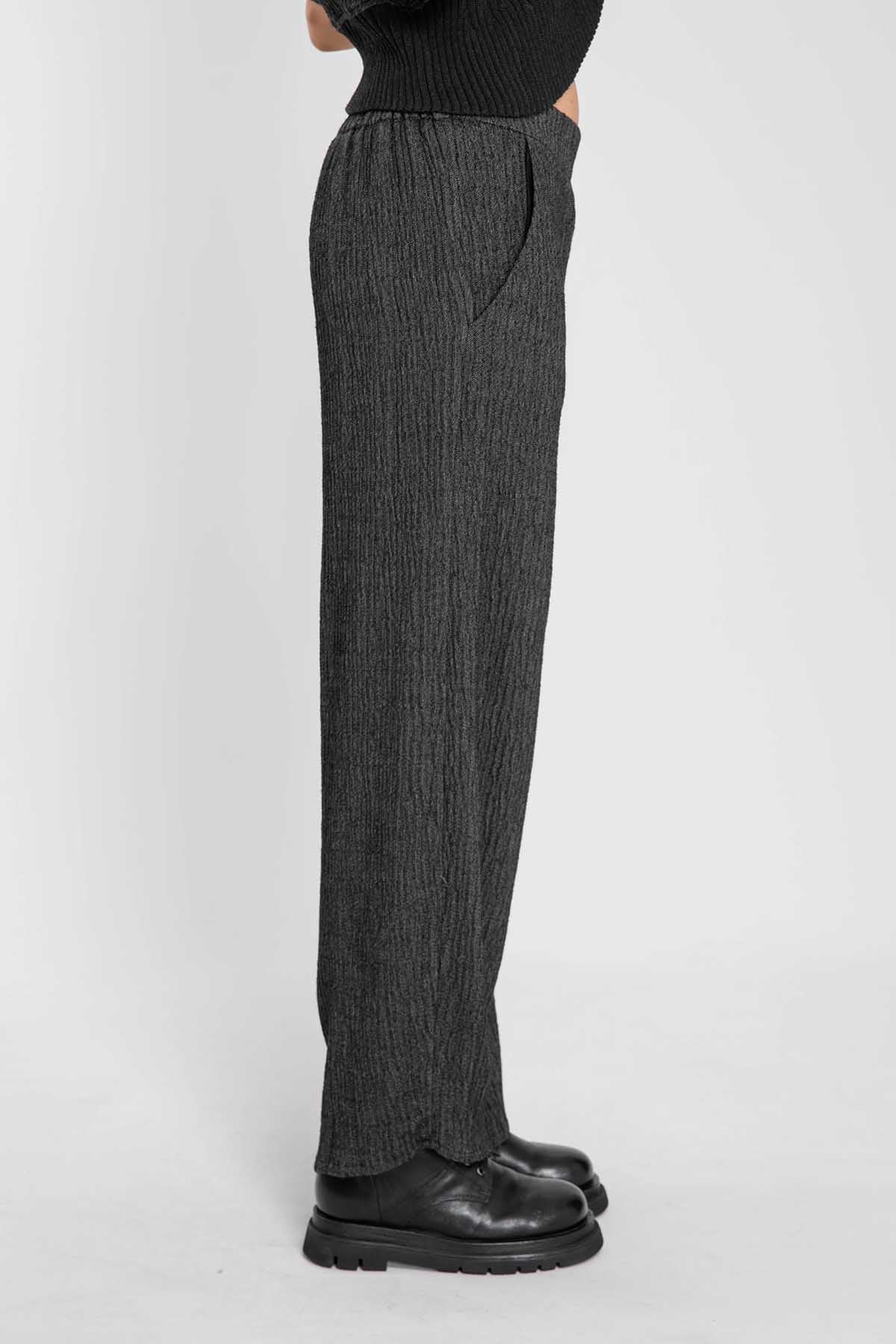 Crea Concept Geniş Paça Gofre Pantolon-Libas Trendy Fashion Store