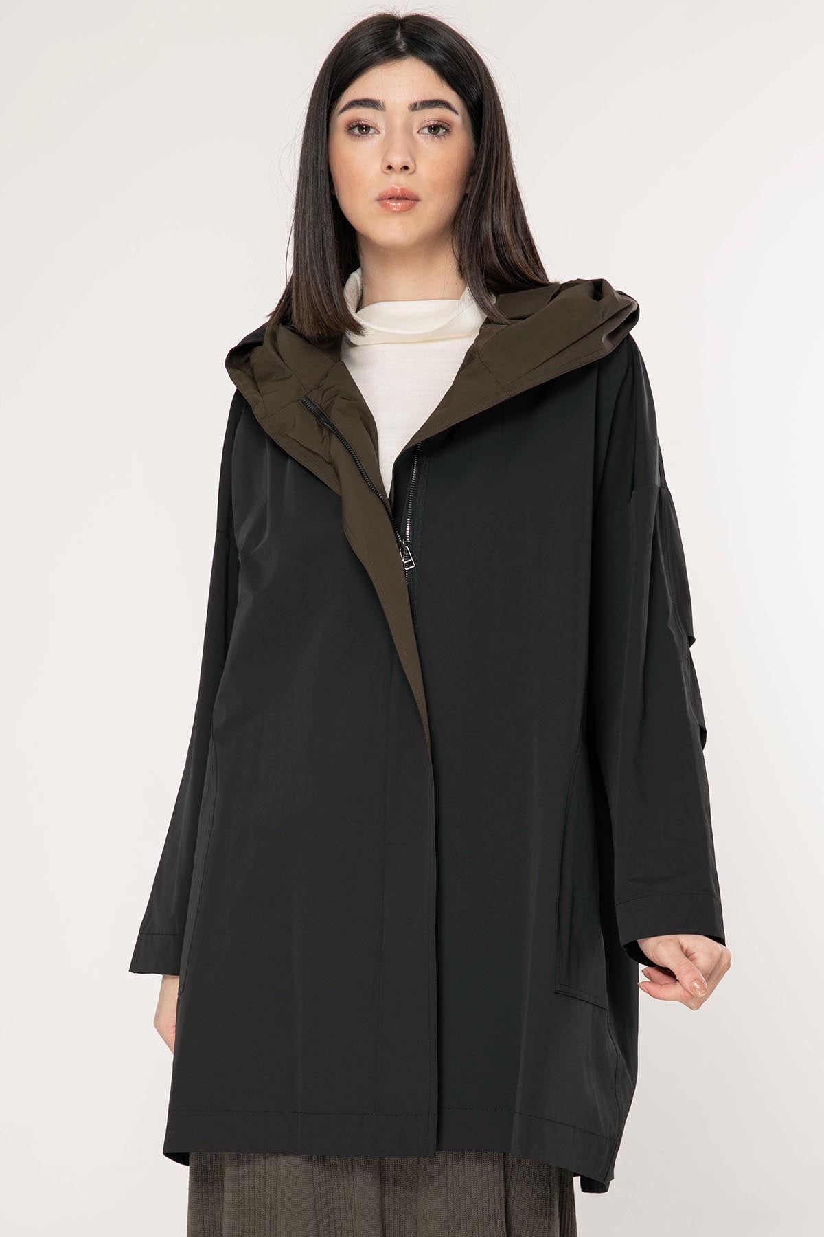 Crea Concept Fermuarlı Trençkot-Libas Trendy Fashion Store