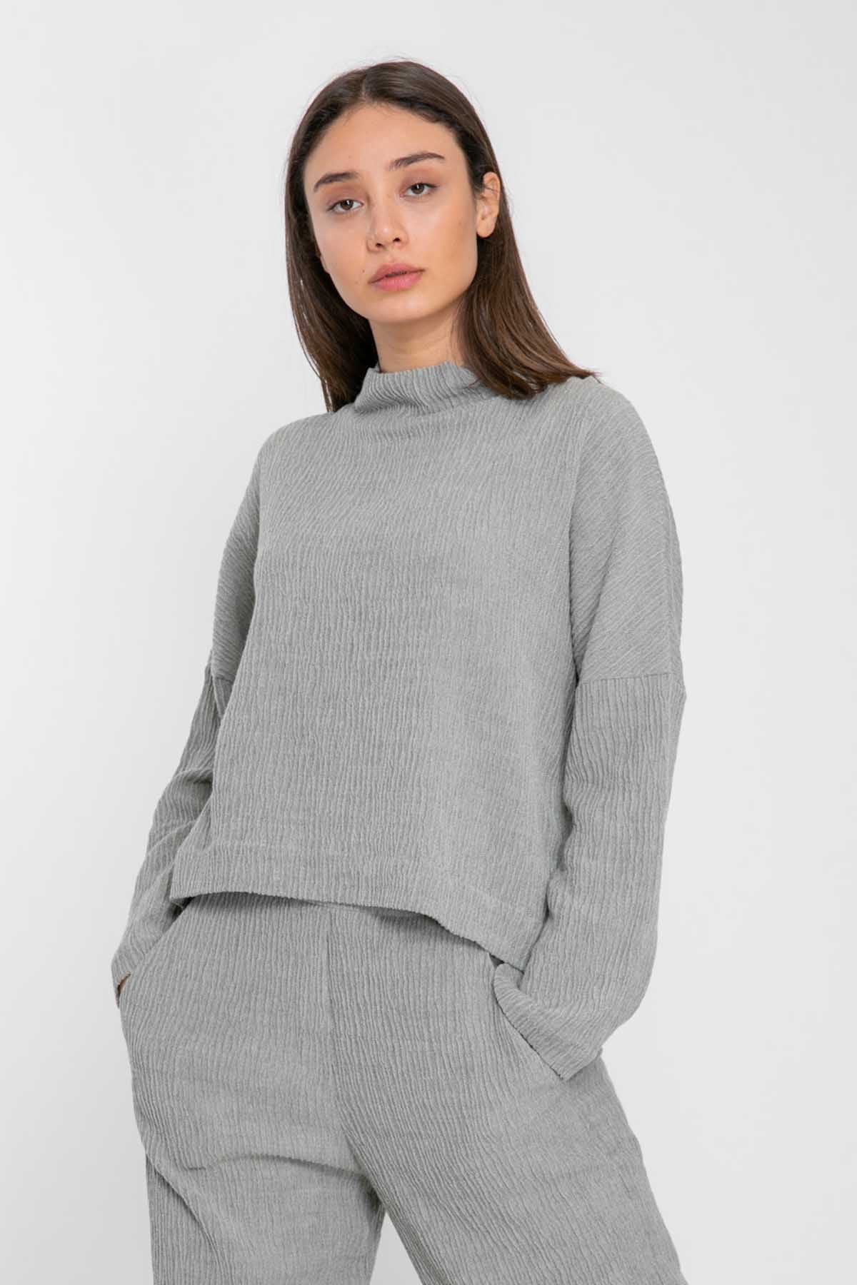 Crea Concept Yarım Balıkçı Yaka Triko-Libas Trendy Fashion Store