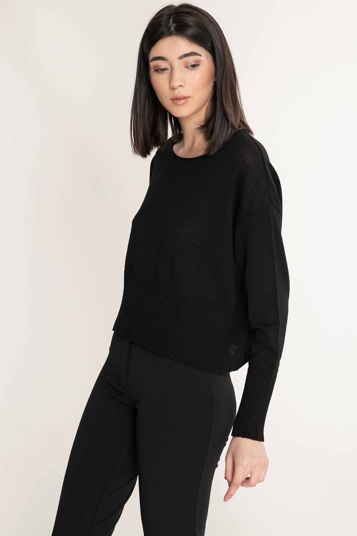 Crea Concept Yaka Aksesuarlı Triko-Libas Trendy Fashion Store