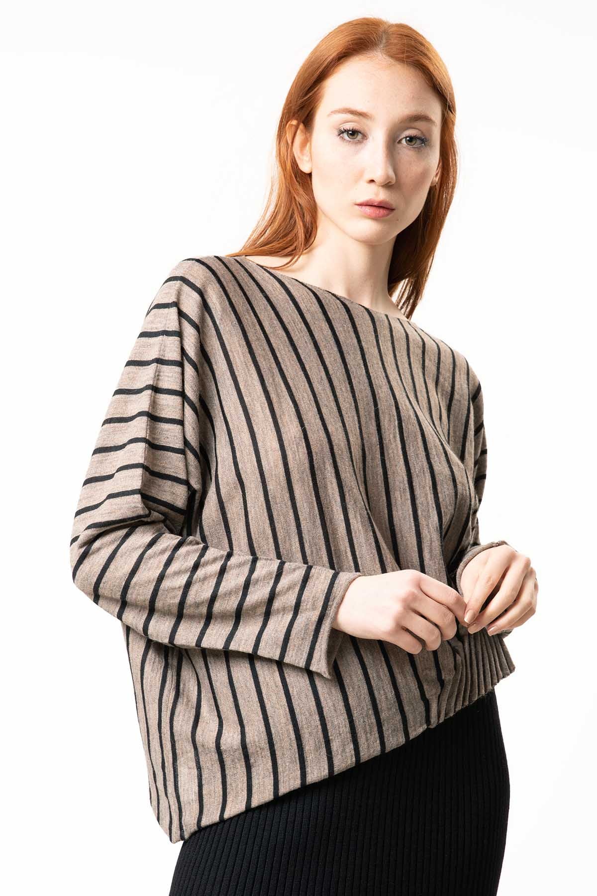 Crea Concept Çizgili Triko-Libas Trendy Fashion Store