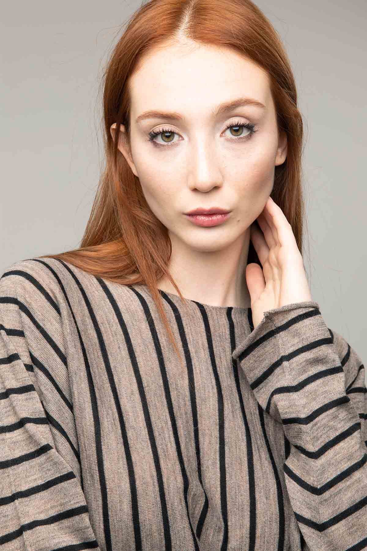 Crea Concept Çizgili Triko-Libas Trendy Fashion Store