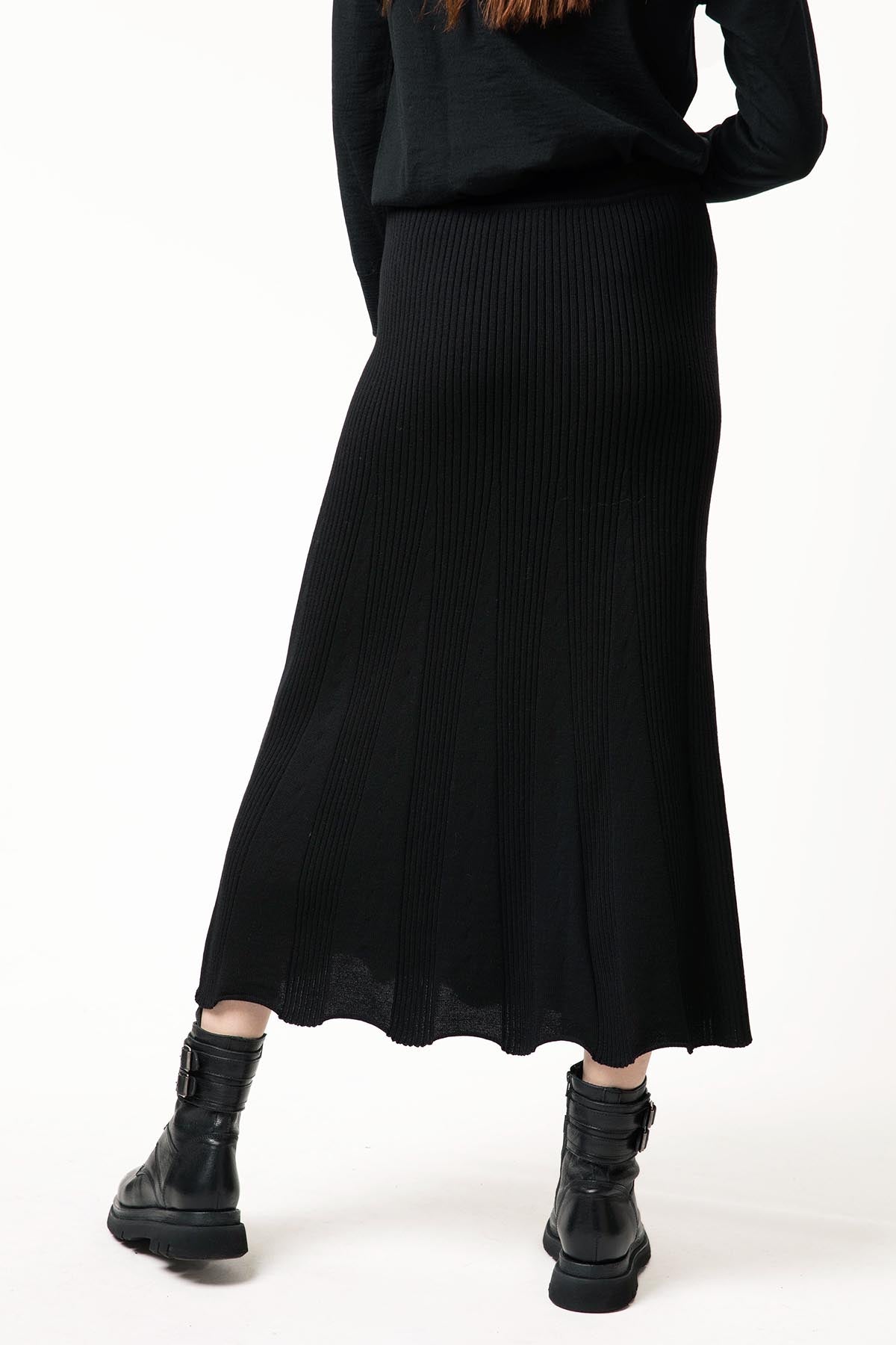 Crea Concept Piliseli Yün Etek-Libas Trendy Fashion Store