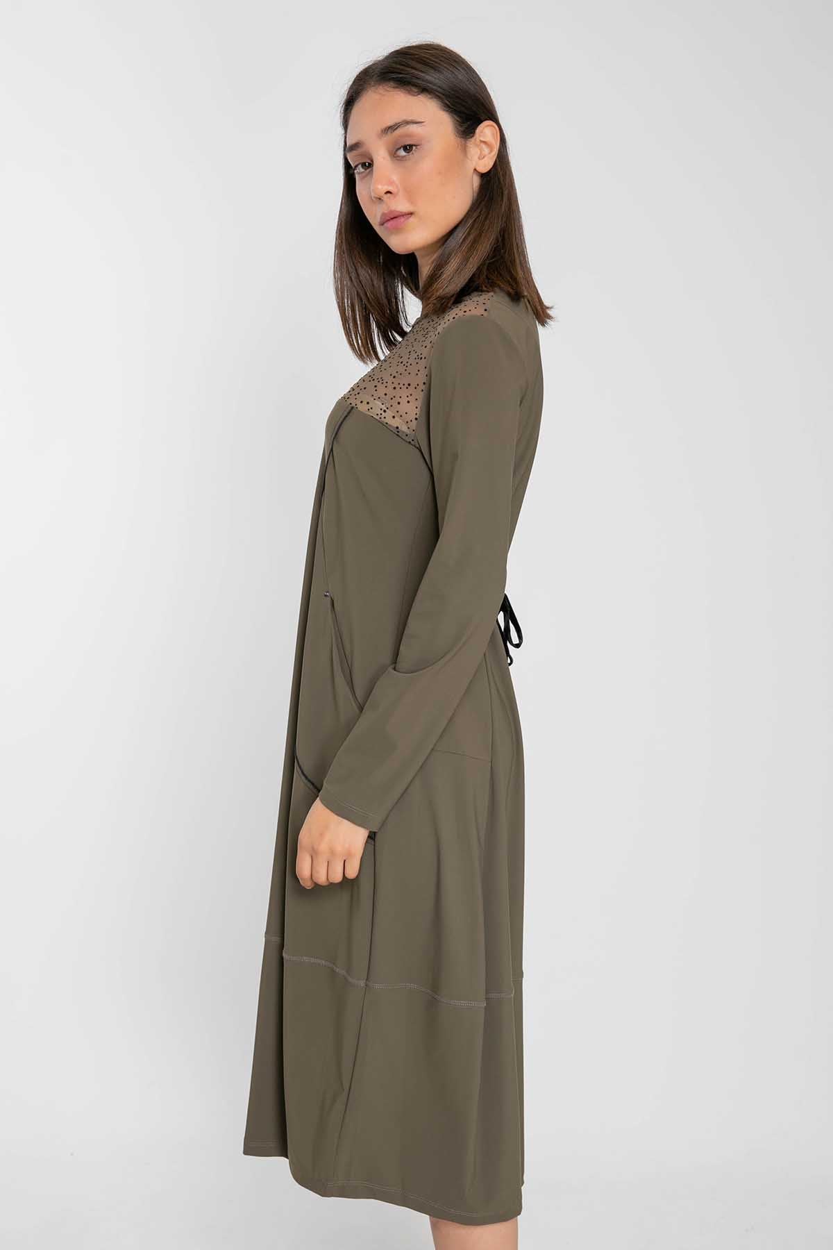 Crea Concept Belden Büzgülü Stretch Elbise-Libas Trendy Fashion Store