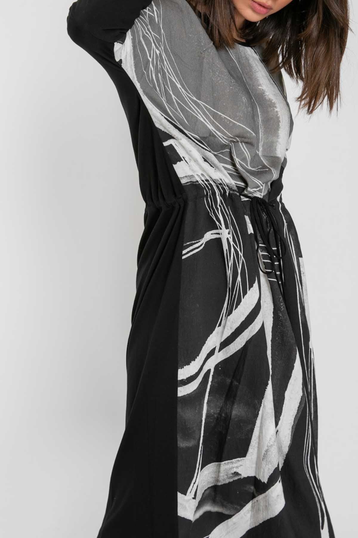 Crea Concept Belden Büzgülü Elbise-Libas Trendy Fashion Store