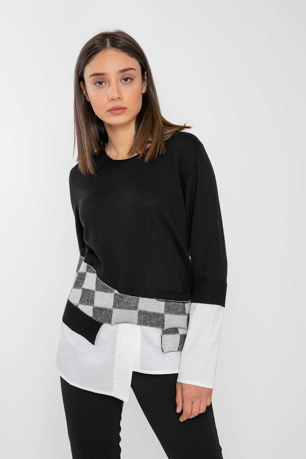 Crea Concept Gömlek Bitişli Triko-Libas Trendy Fashion Store