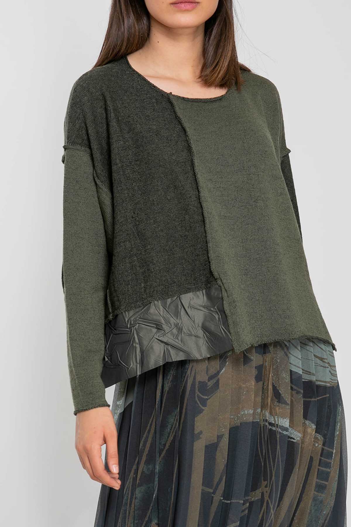 Crea Concept Yuvarlak Yaka Düşük Omuz Triko-Libas Trendy Fashion Store