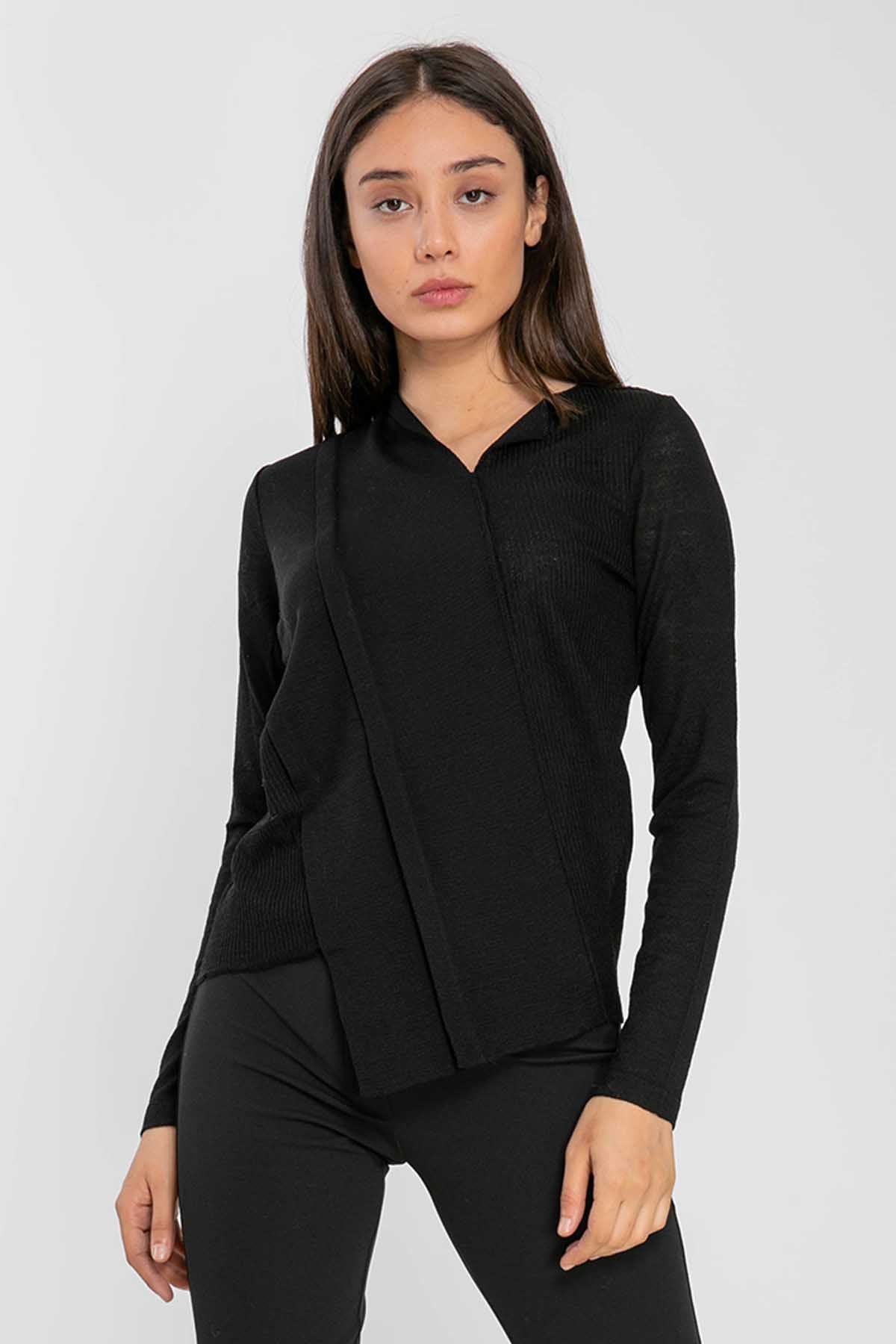 Crea Concept V Yaka Asimetrik Triko-Libas Trendy Fashion Store