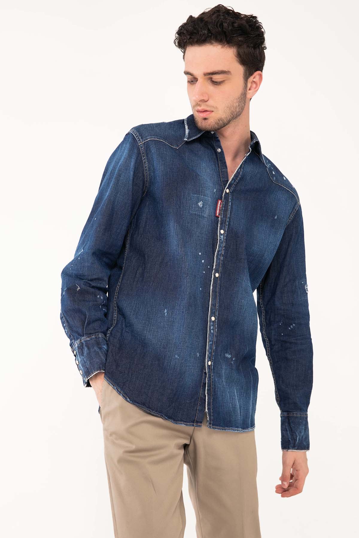 Dsquared Denim Gömlek-Libas Trendy Fashion Store