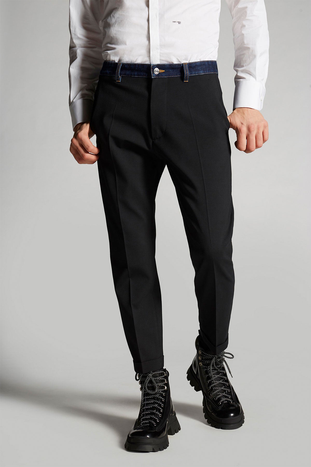 Dsquared Hockney Denim Kemerli Pantolon-Libas Trendy Fashion Store