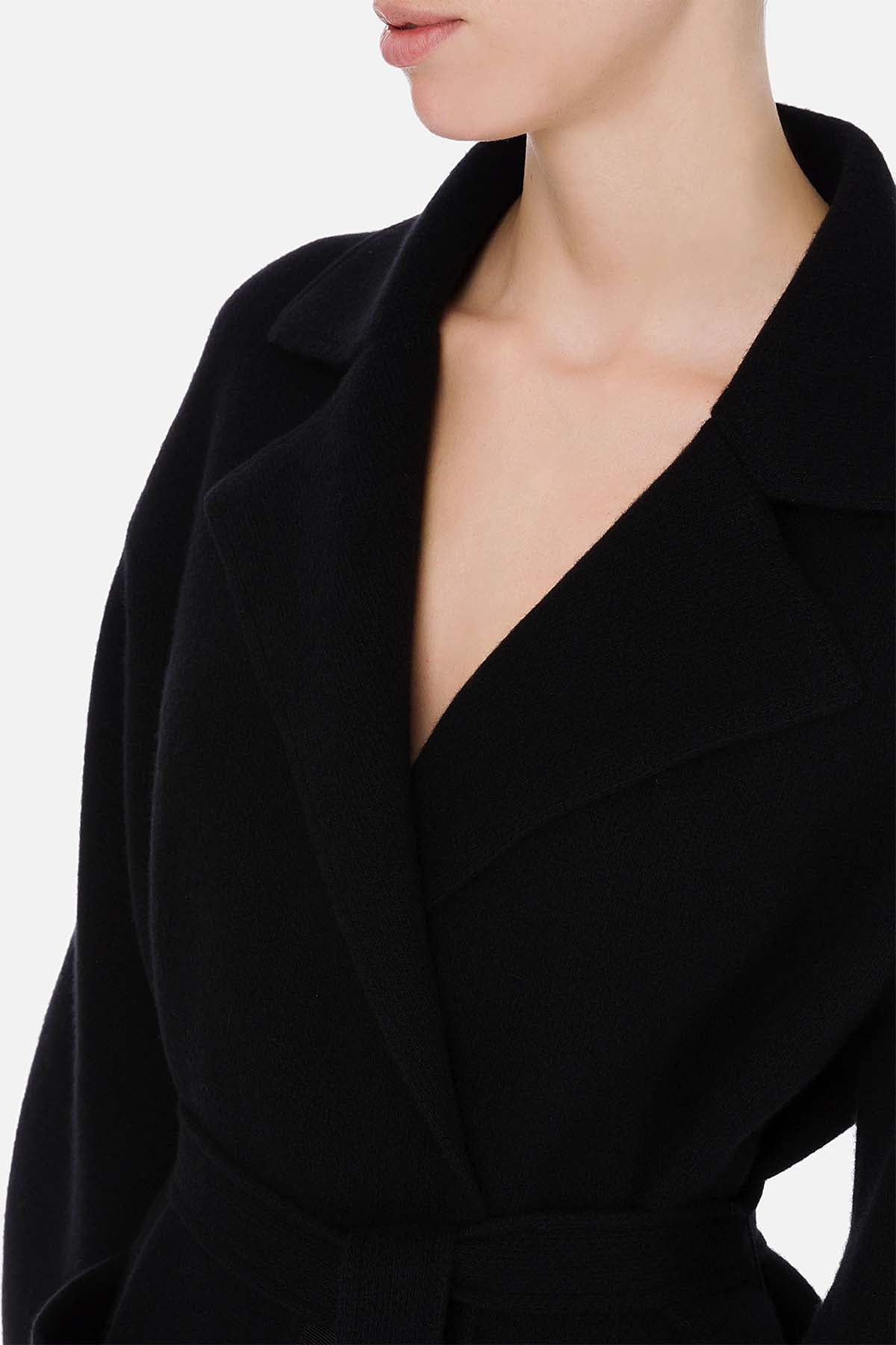 Elisabetta Franchi Oversize Kaşmirli Yün Manto-Libas Trendy Fashion Store