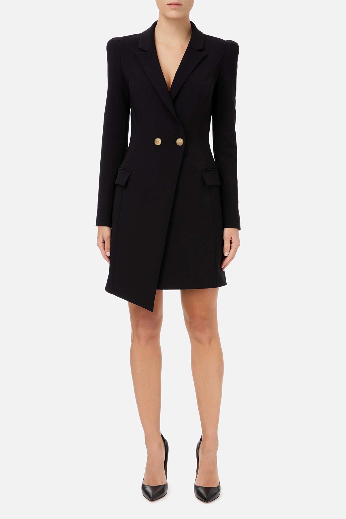 Elisabetta Franchi Asimetrik Ceket Elbise-Libas Trendy Fashion Store