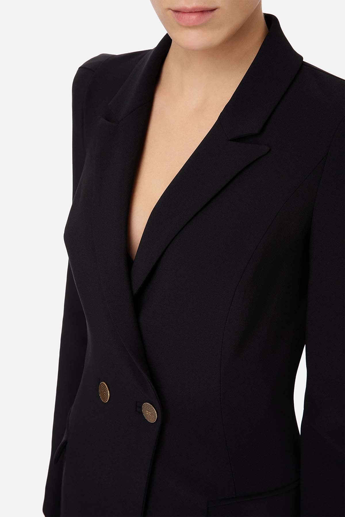 Elisabetta Franchi Asimetrik Ceket Elbise-Libas Trendy Fashion Store