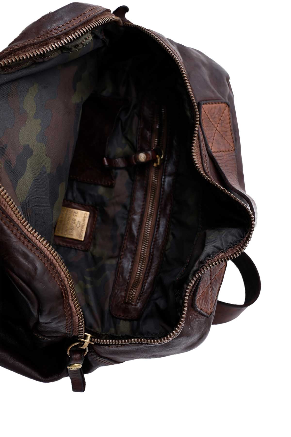 Campomaggi Çok Cepli Deri Sırt Çantası-Libas Trendy Fashion Store