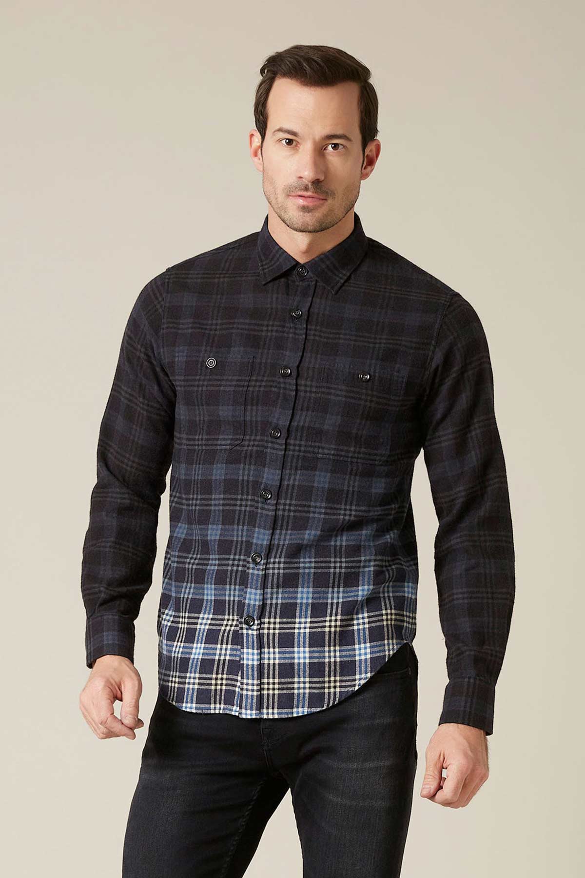 7 For All Mankind Ekoseli Slim Fit Gömlek-Libas Trendy Fashion Store