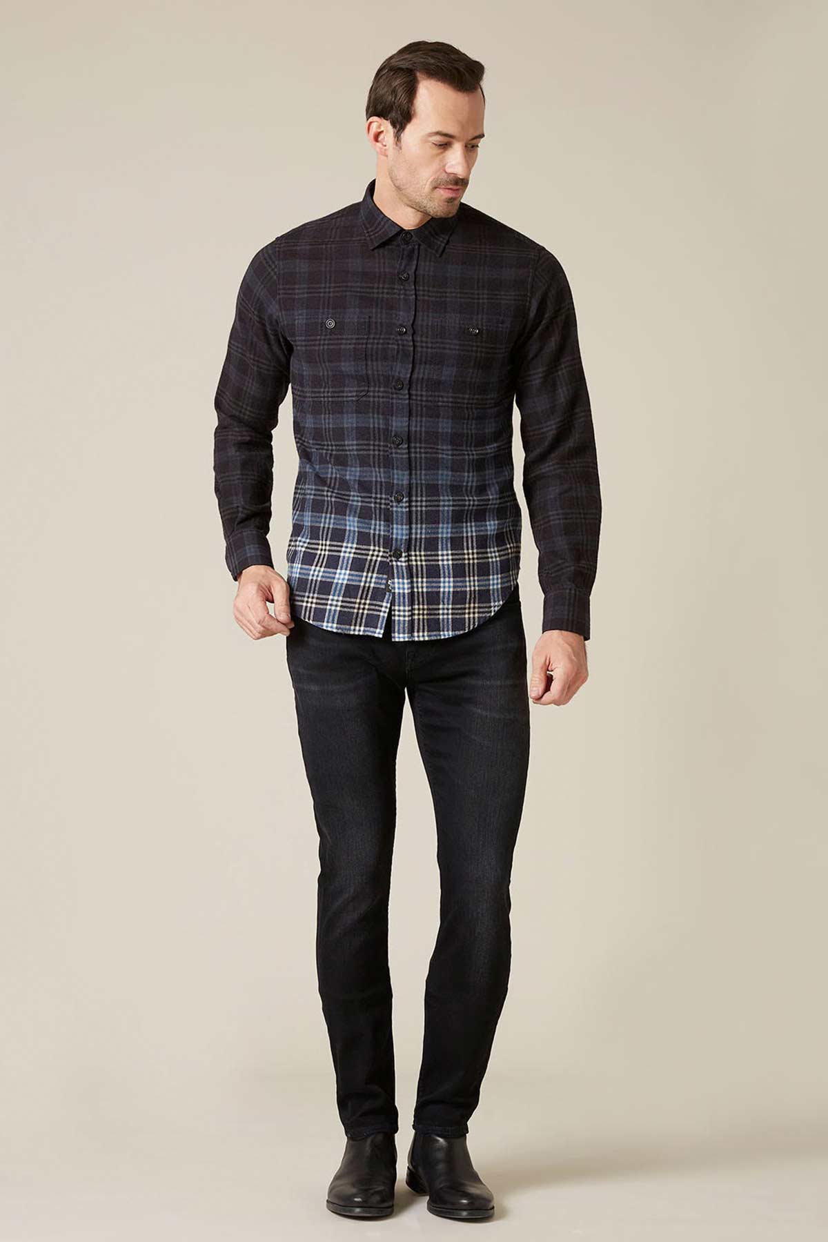 7 For All Mankind Ekoseli Slim Fit Gömlek-Libas Trendy Fashion Store