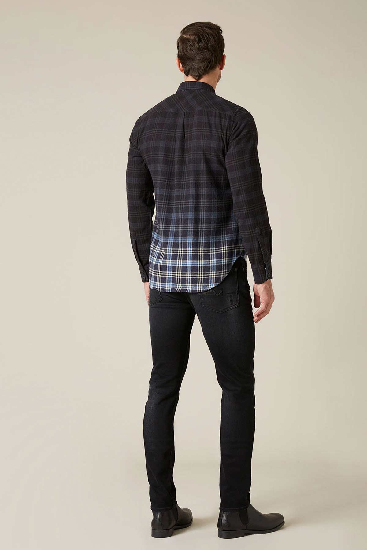 7 For All Mankind Ekoseli Slim Fit Gömlek-Libas Trendy Fashion Store