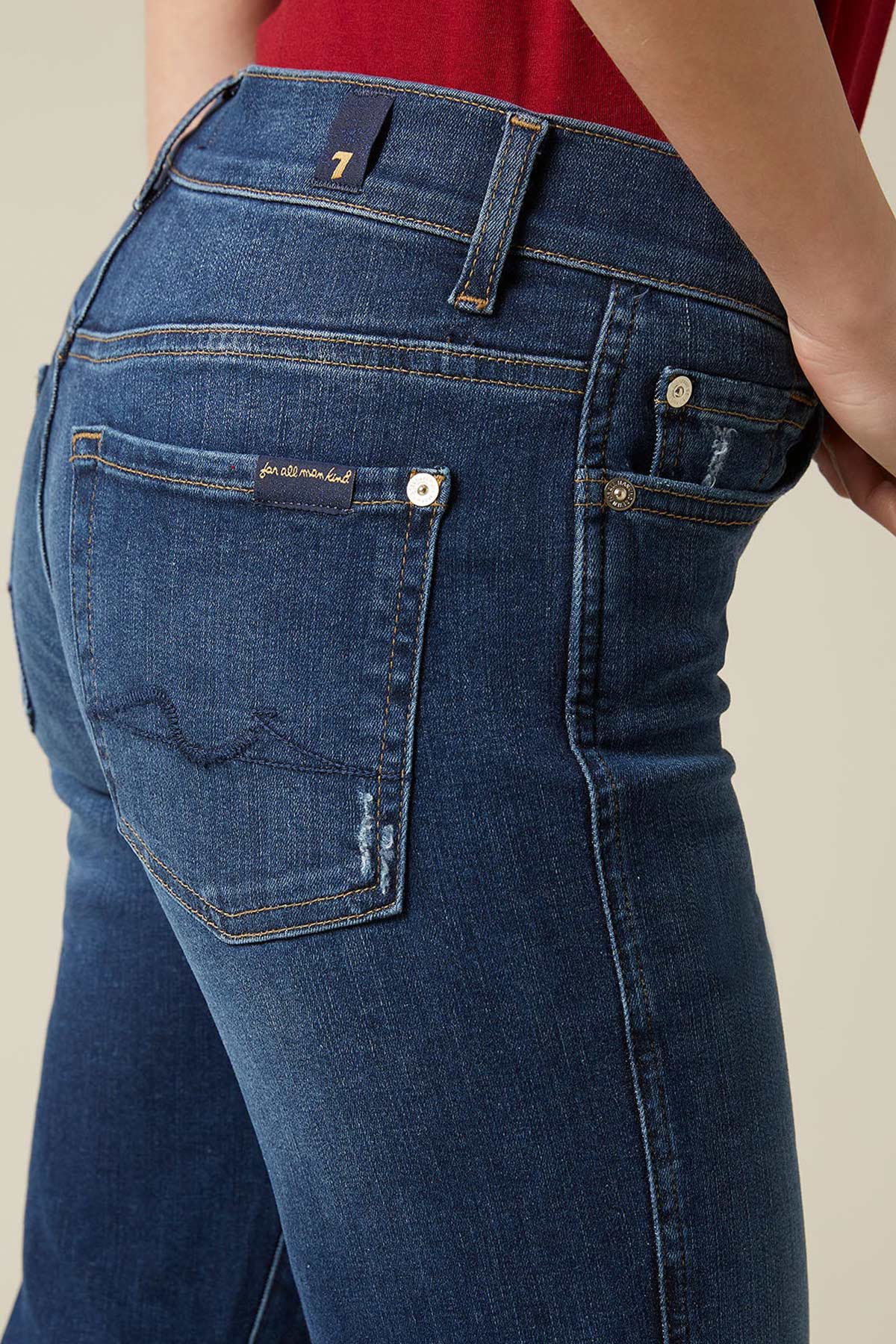 7 For All Mankind Cropped Boot Jeans-Libas Trendy Fashion Store